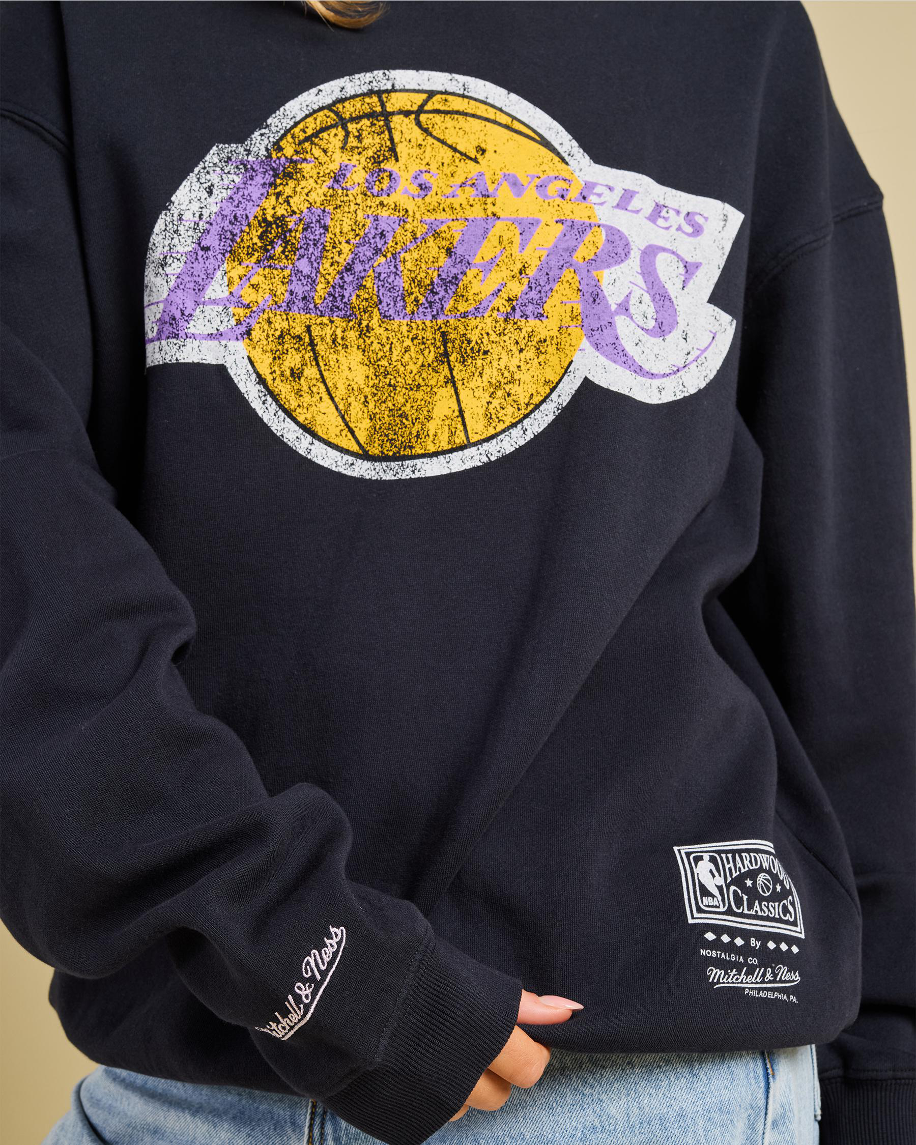 Los Angeles Lakers Vintage HWC Big Logo Sweatshirt