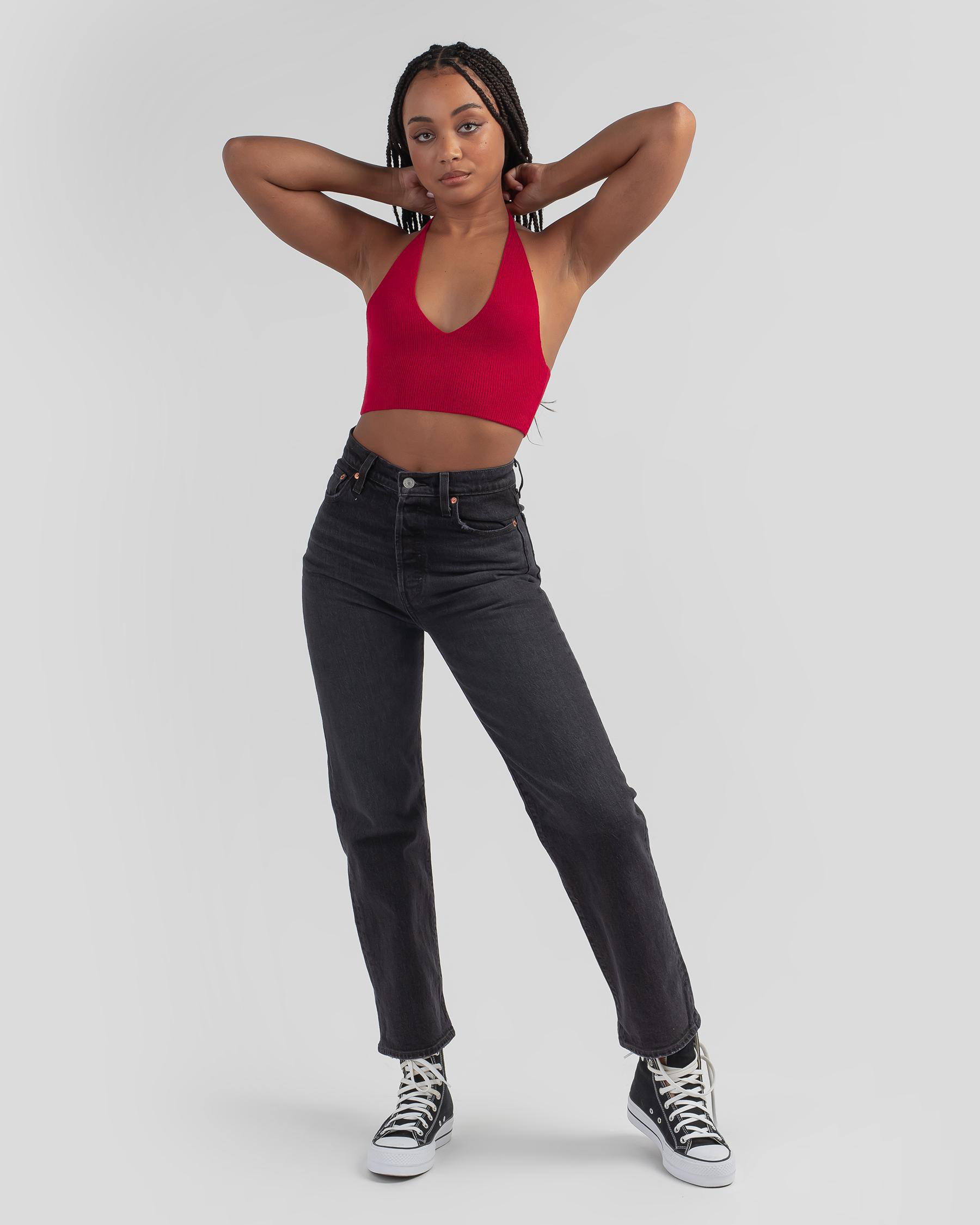 Snoh Knit Halter Top