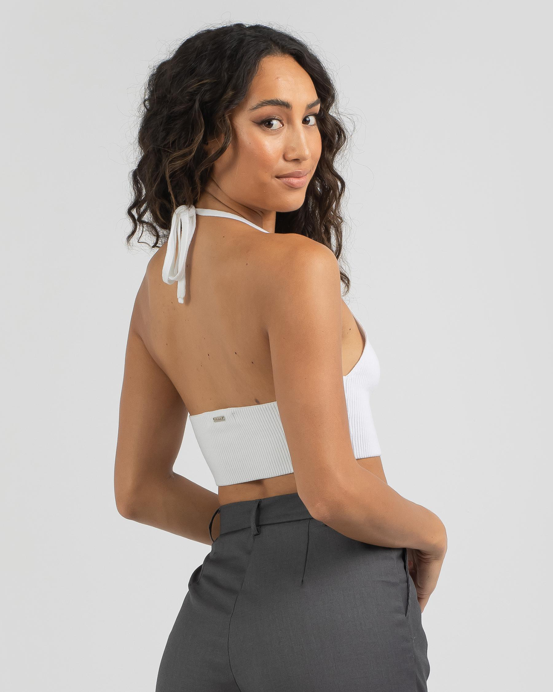 Snoh Knit Halter Top