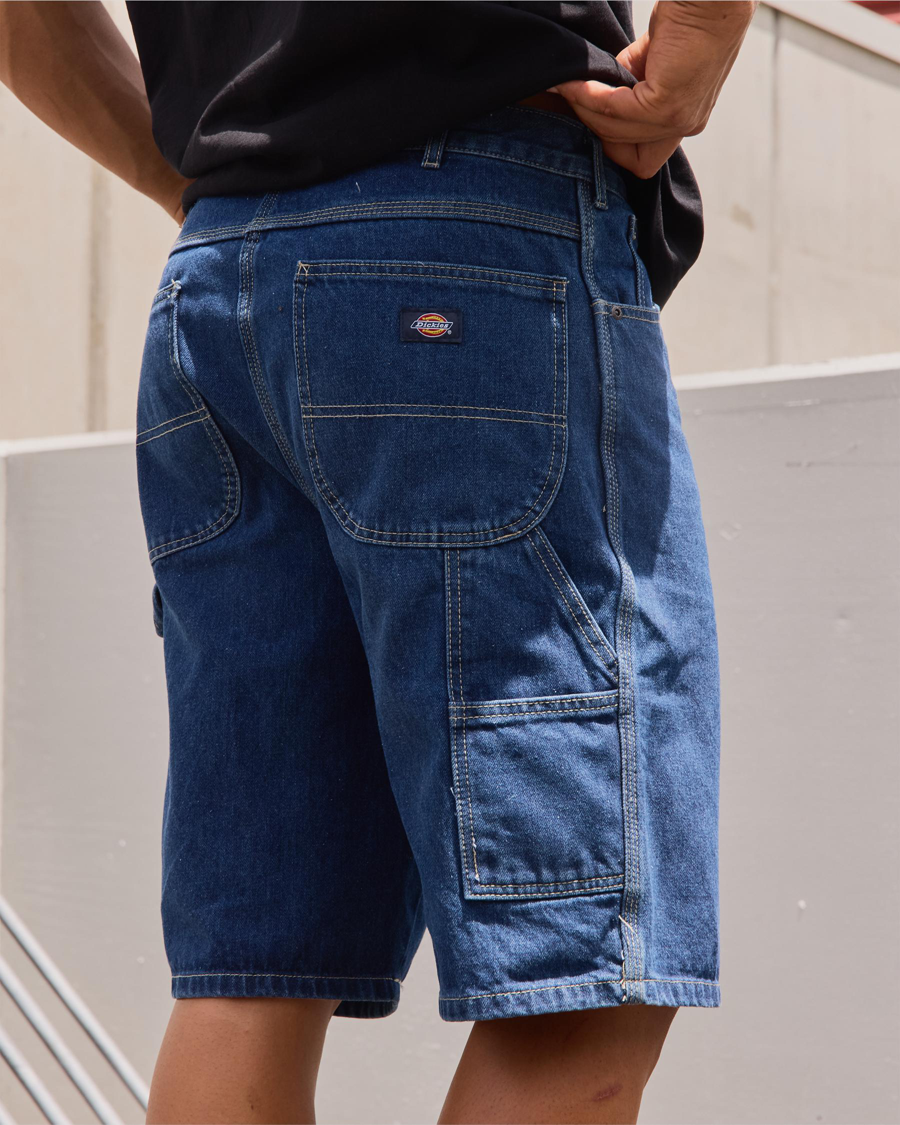 Relaxed Fit Carpenter Denim Shorts