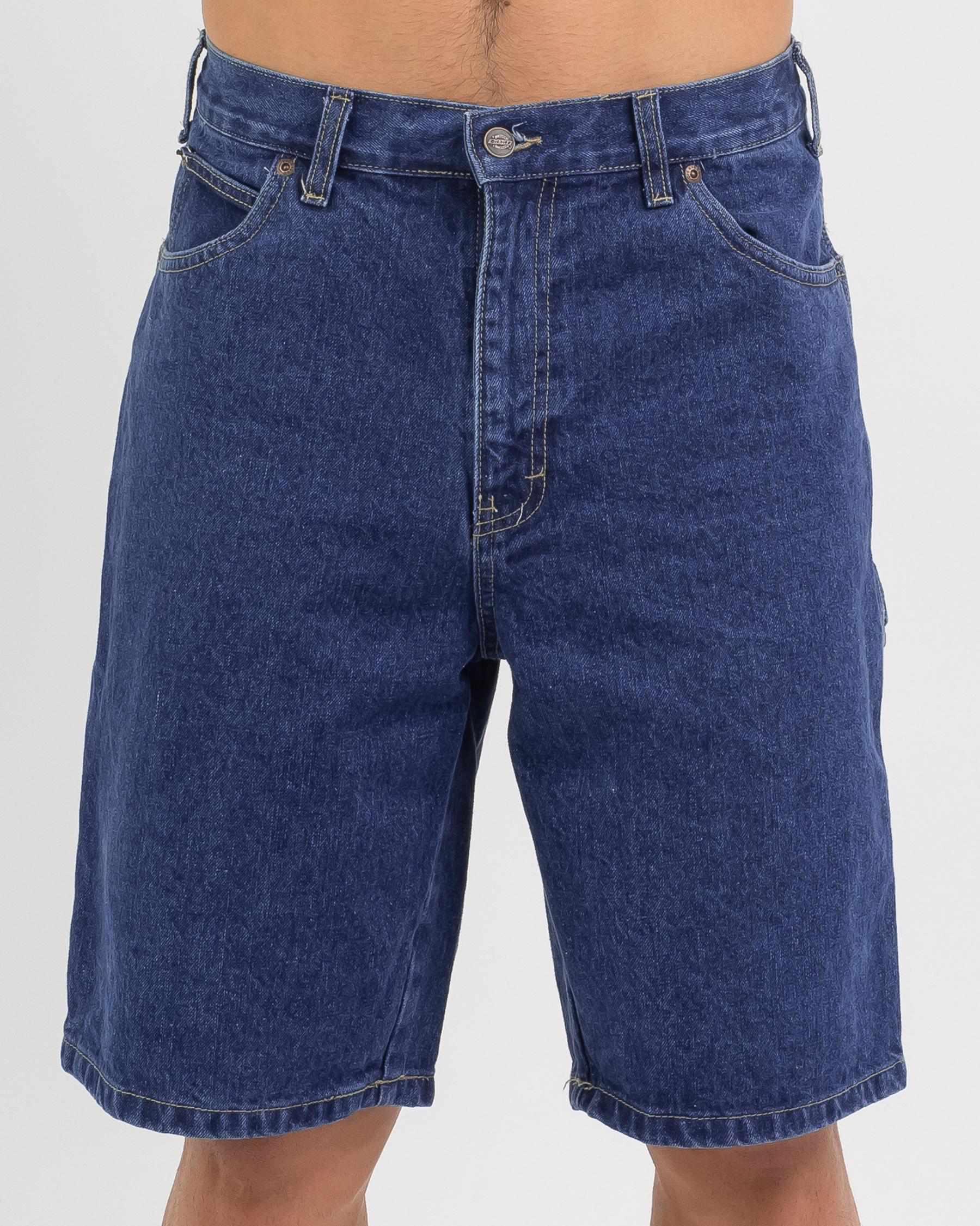 Relaxed Fit Carpenter Denim Shorts