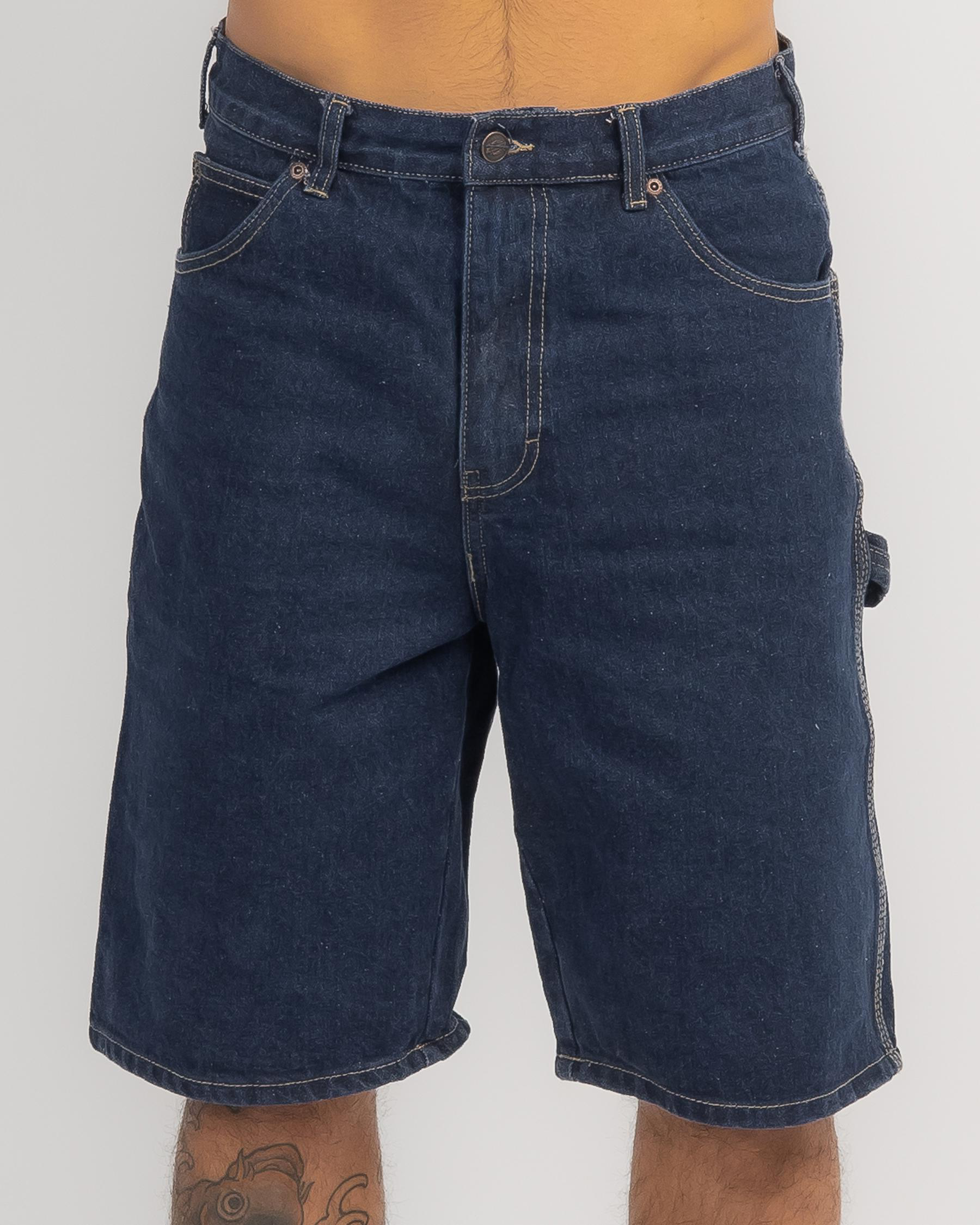 Relaxed Fit Carpenter Denim Shorts