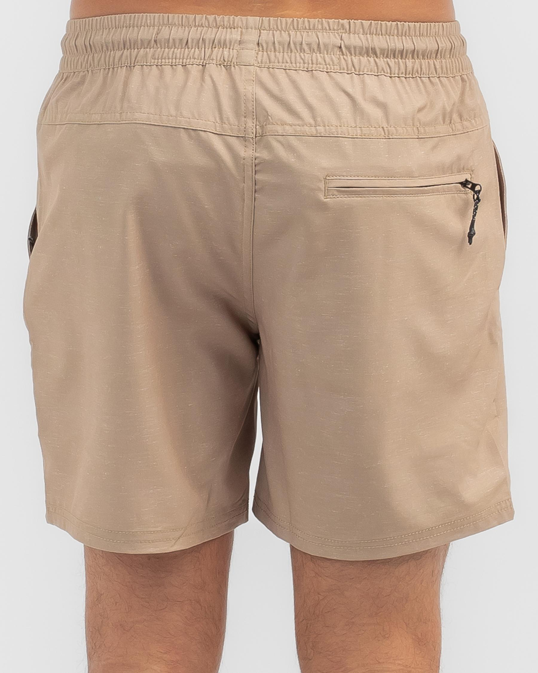 Formal Elastic Waist Shorts
