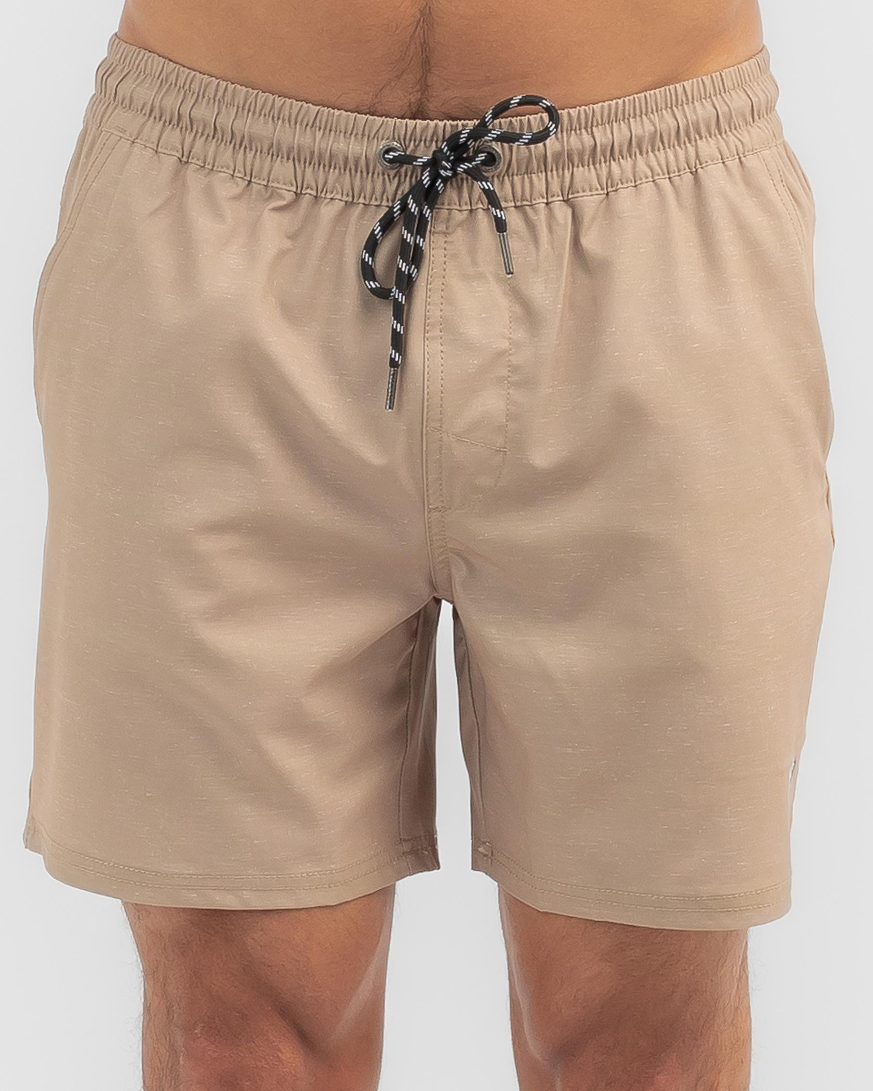 Formal Elastic Waist Shorts