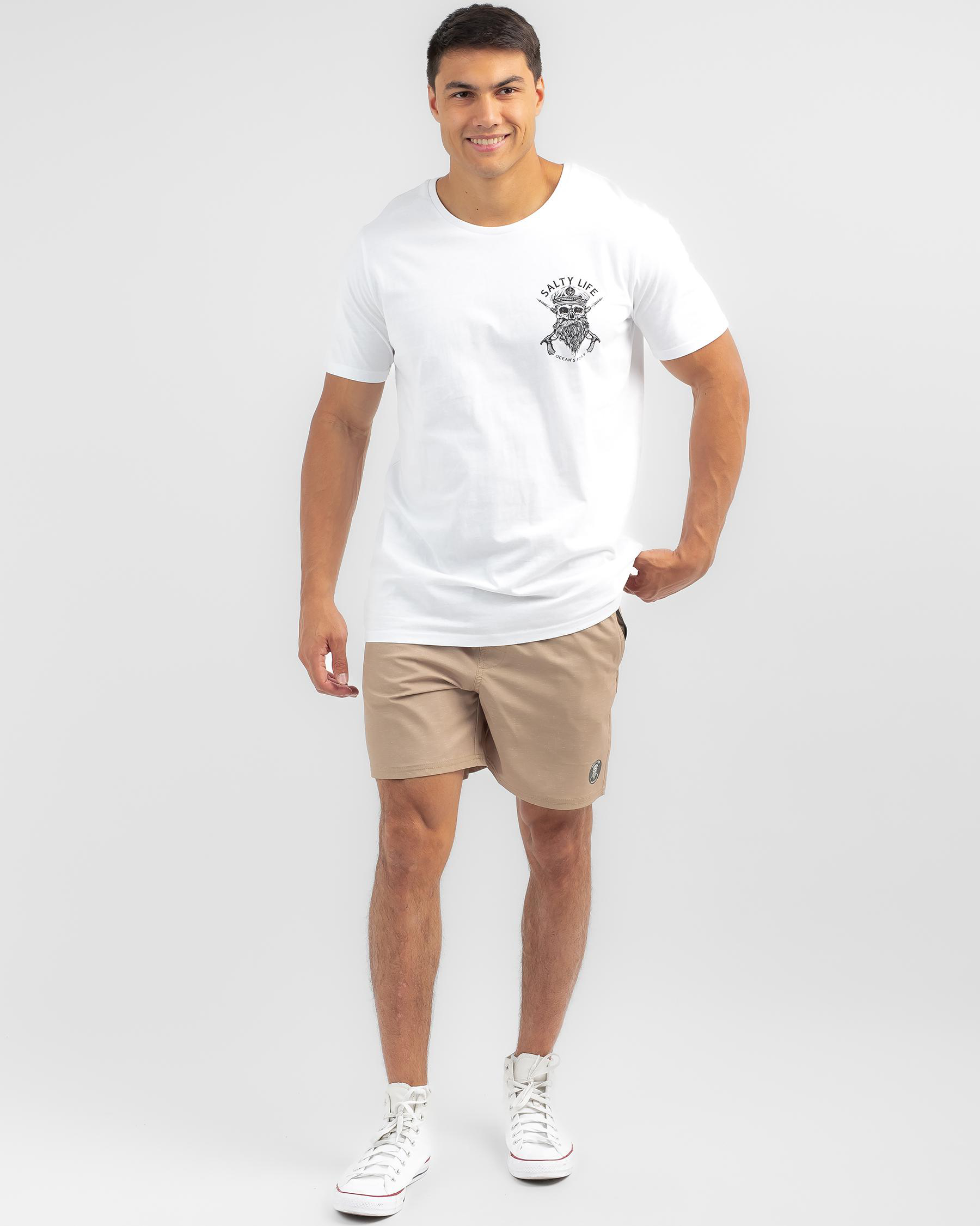 Formal Elastic Waist Shorts