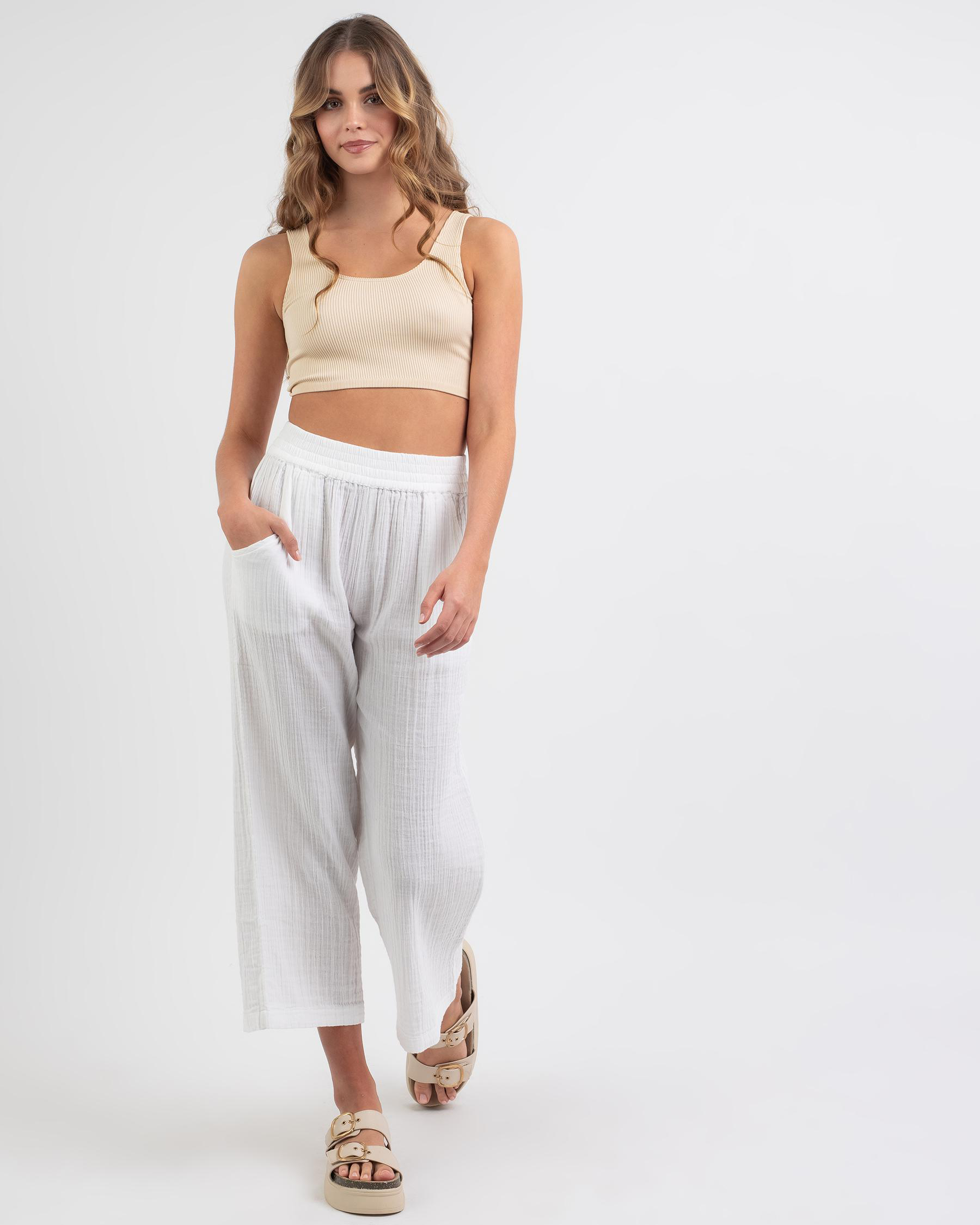 Premium Surf Cropped Beach Pants