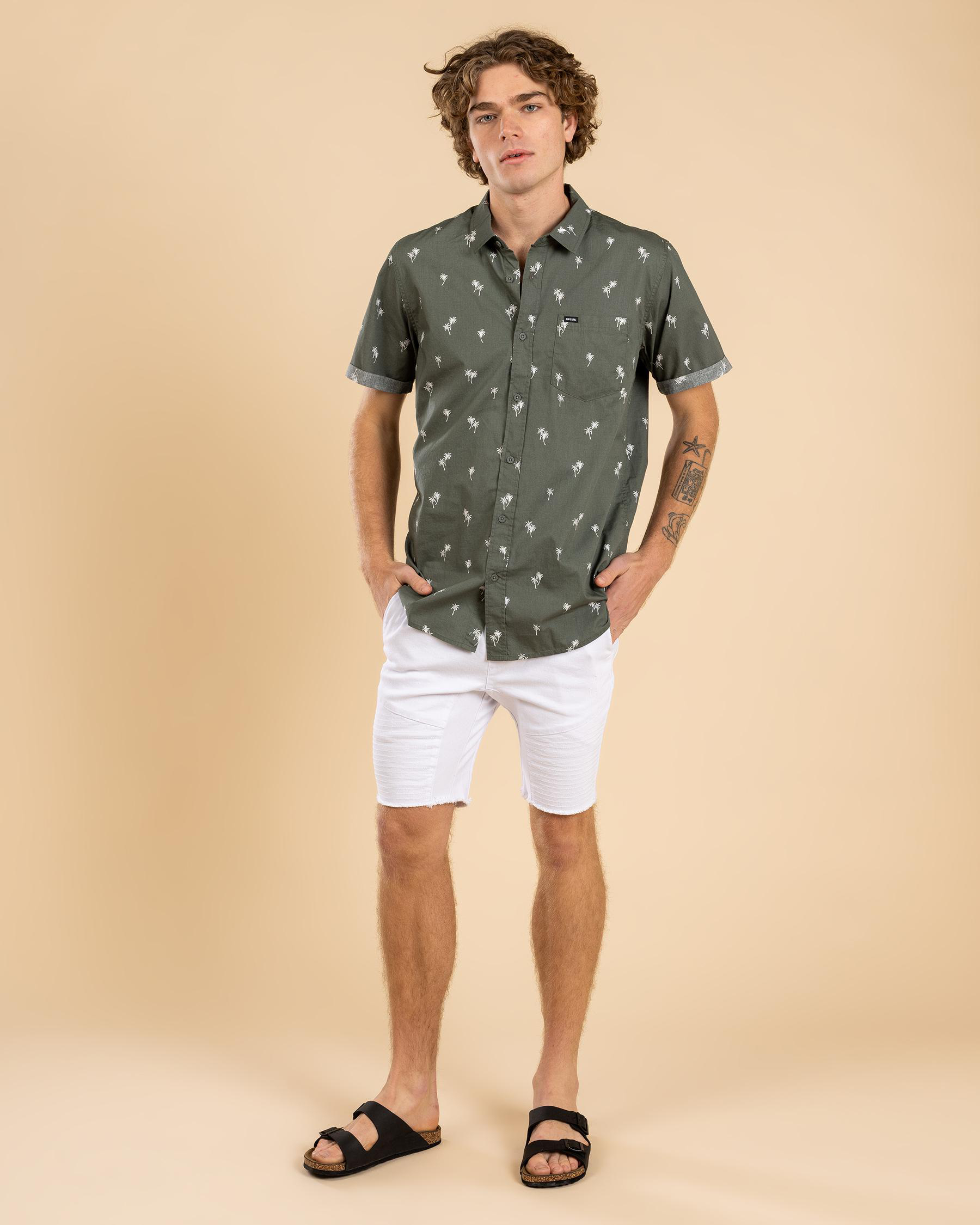 Paradise Palms Short Sleeve Shirt