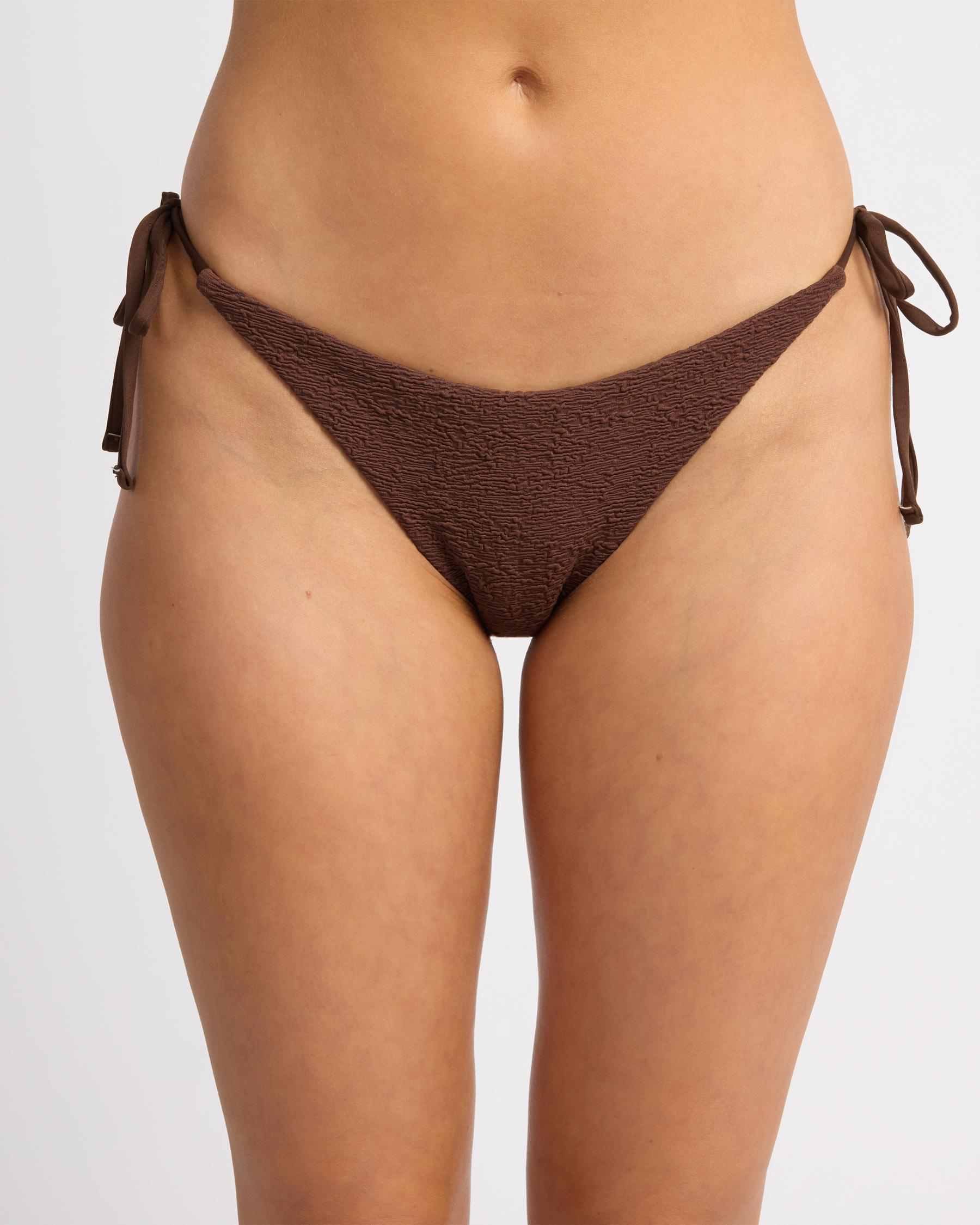 Sandalwood Midi Side Tie Bikini Bottom