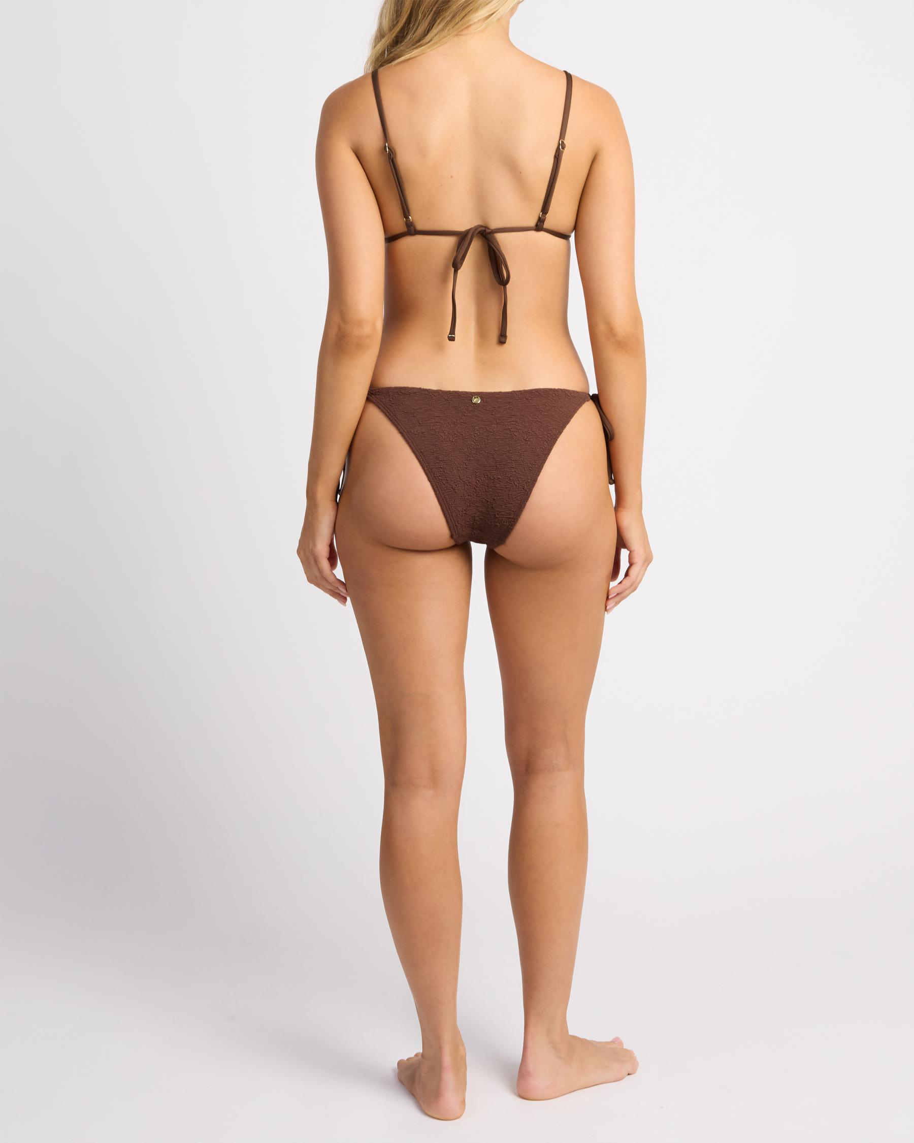 Sandalwood Midi Side Tie Bikini Bottom