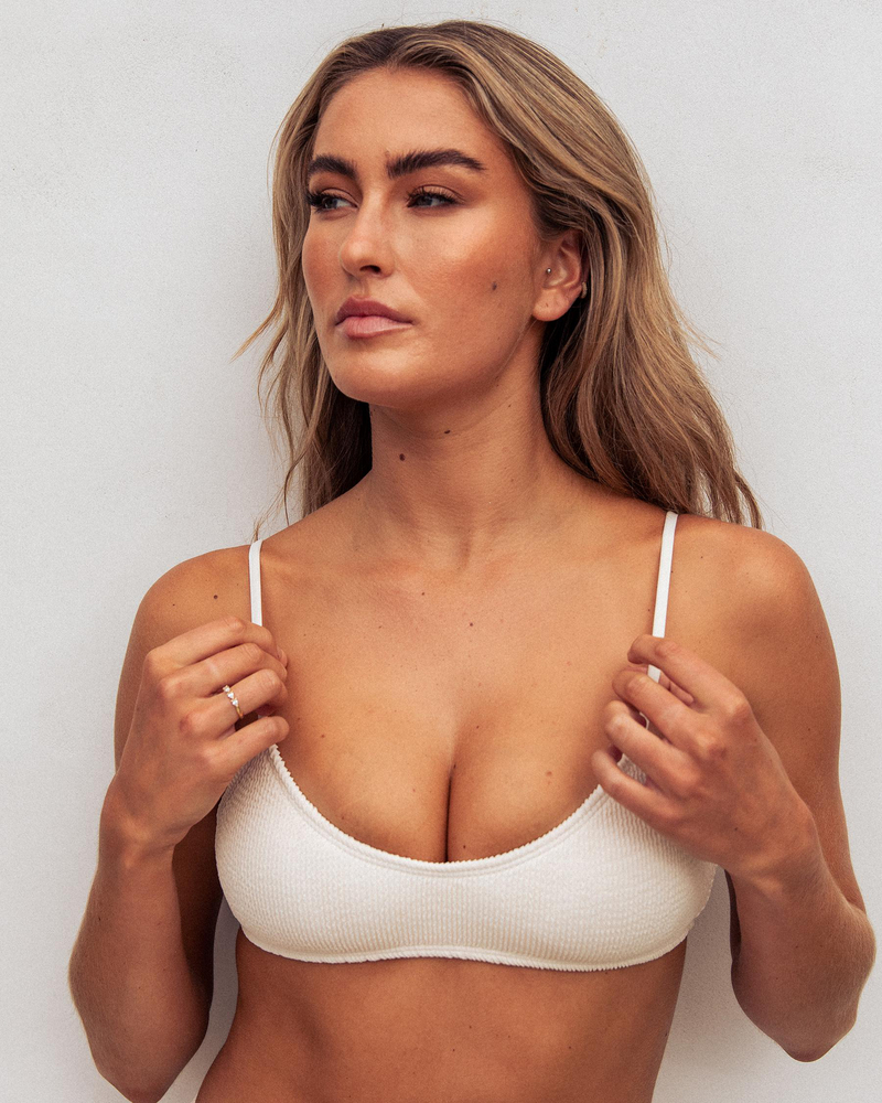 Everly Scrunch Bralette Bikini Top