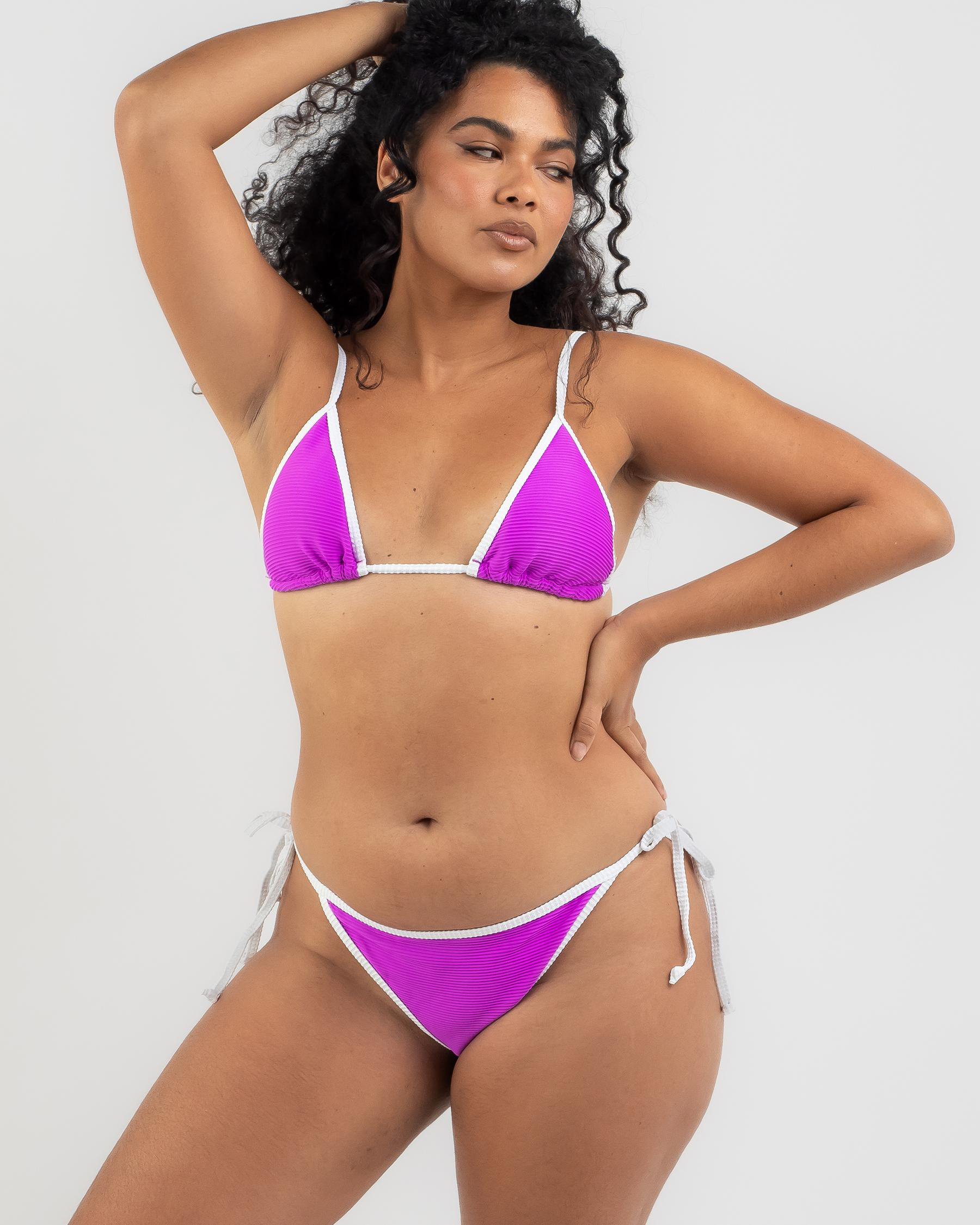 Neve Rib Triangle Bikini Top