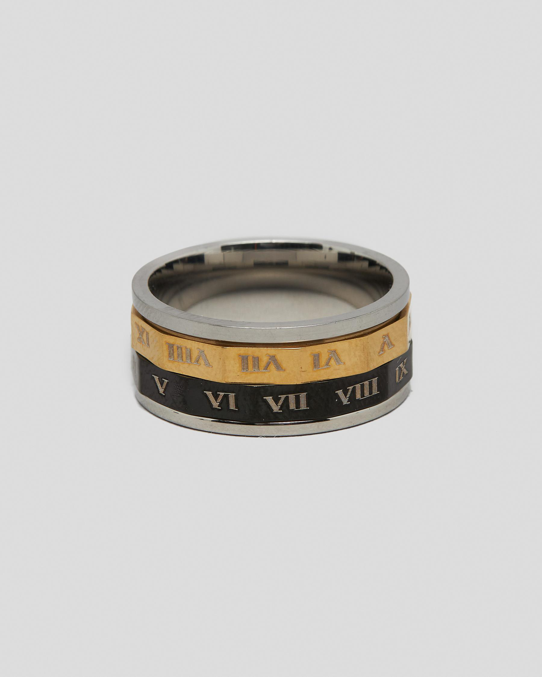 Roman Numeral Spinner Ring