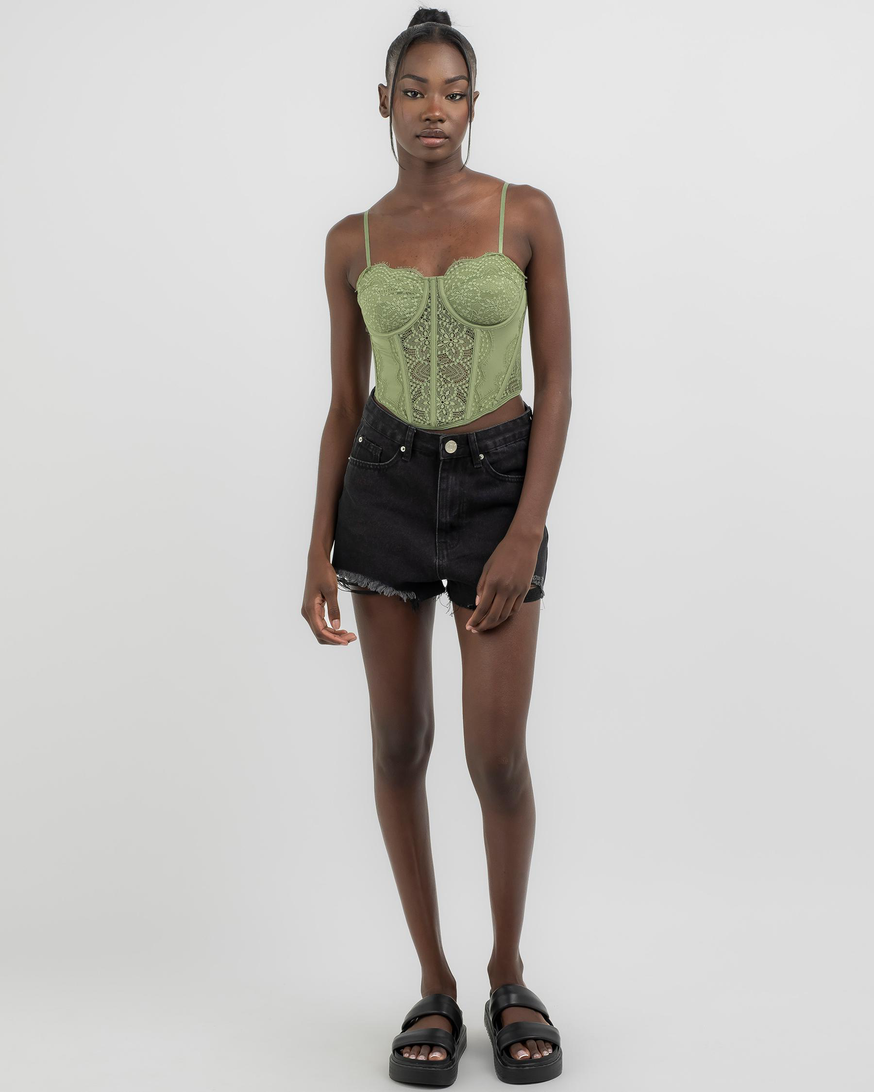 Waldorf Lace Corset Top