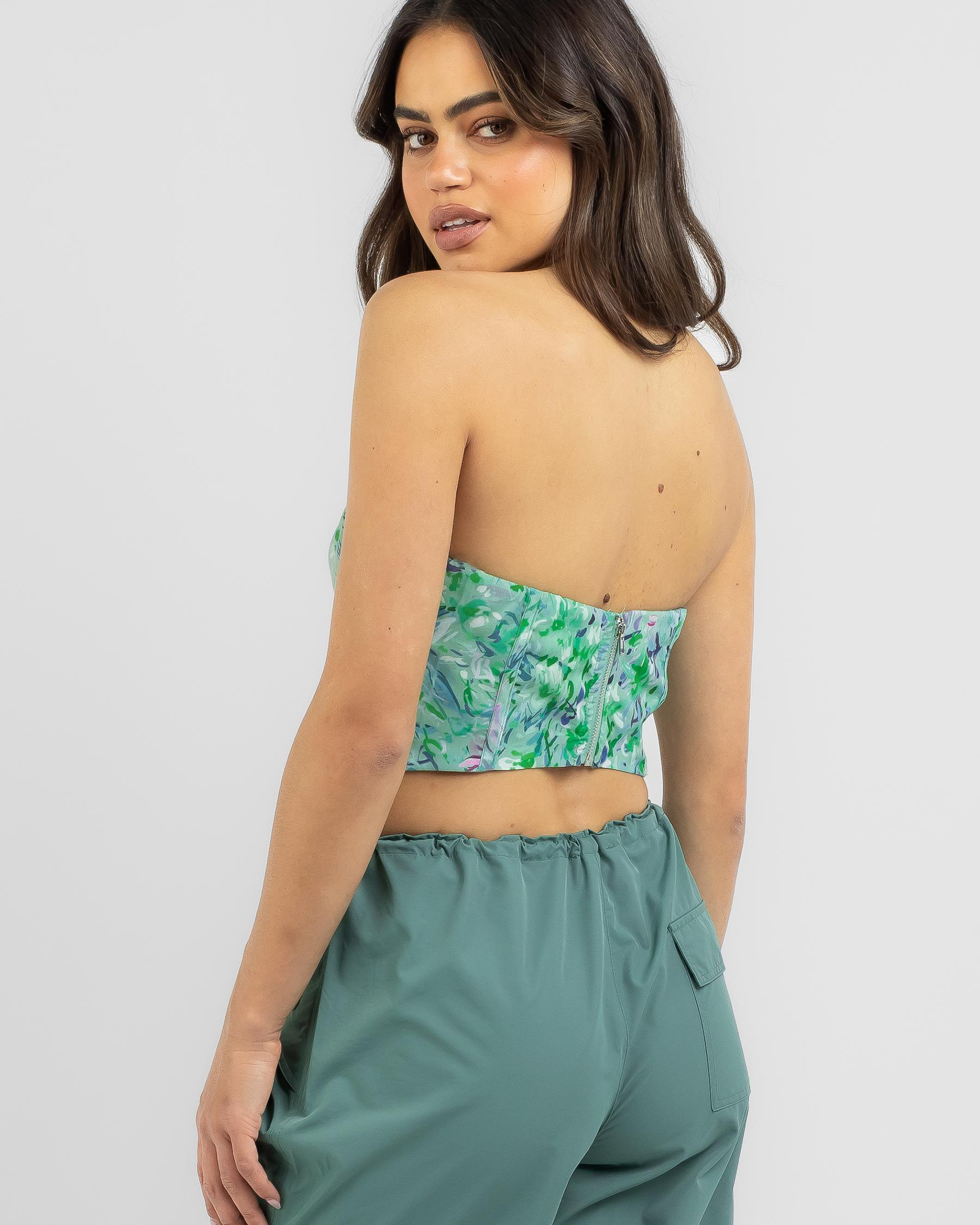 Abstract Artist Corset Top