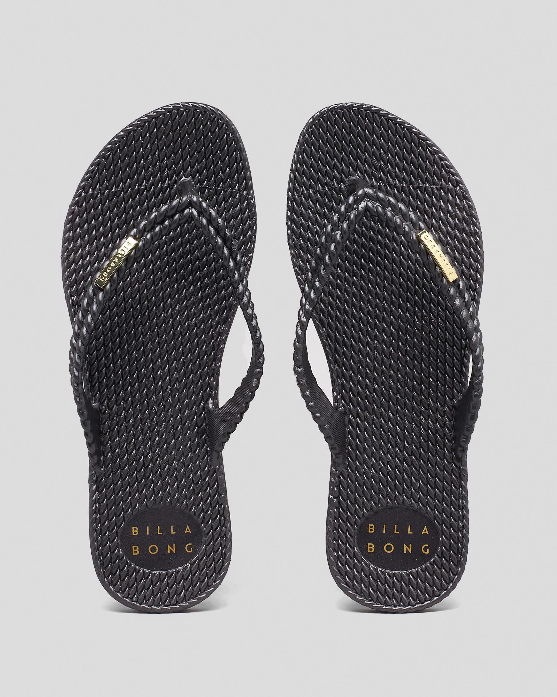 Kick Back Metallic Thongs