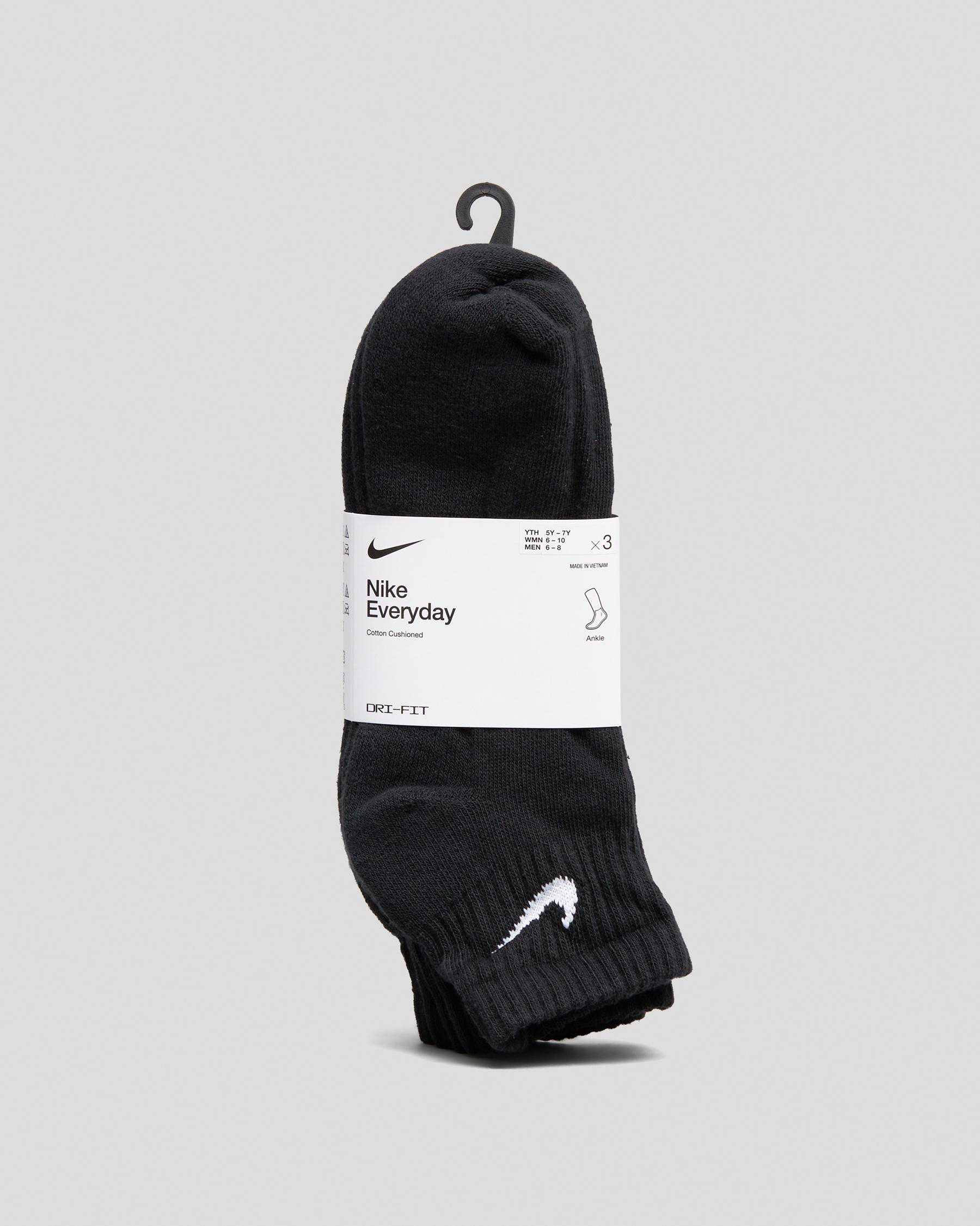 Training Ankle Socks 3 Pack