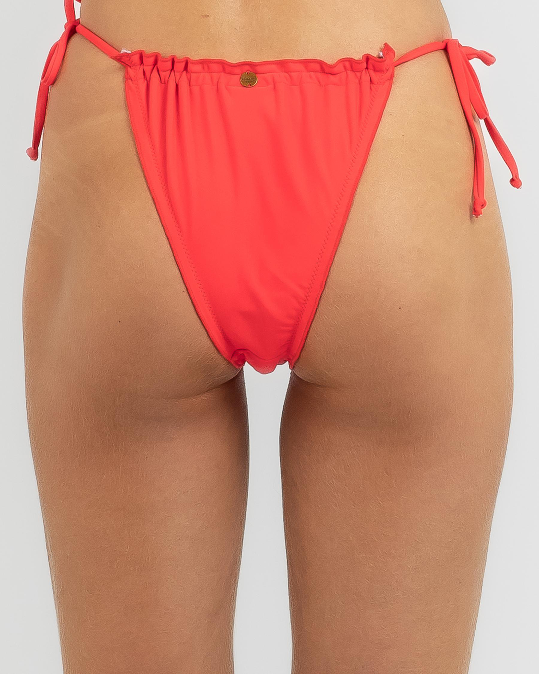 Taylor Fluted Cheeky Tie Bikini Bottom