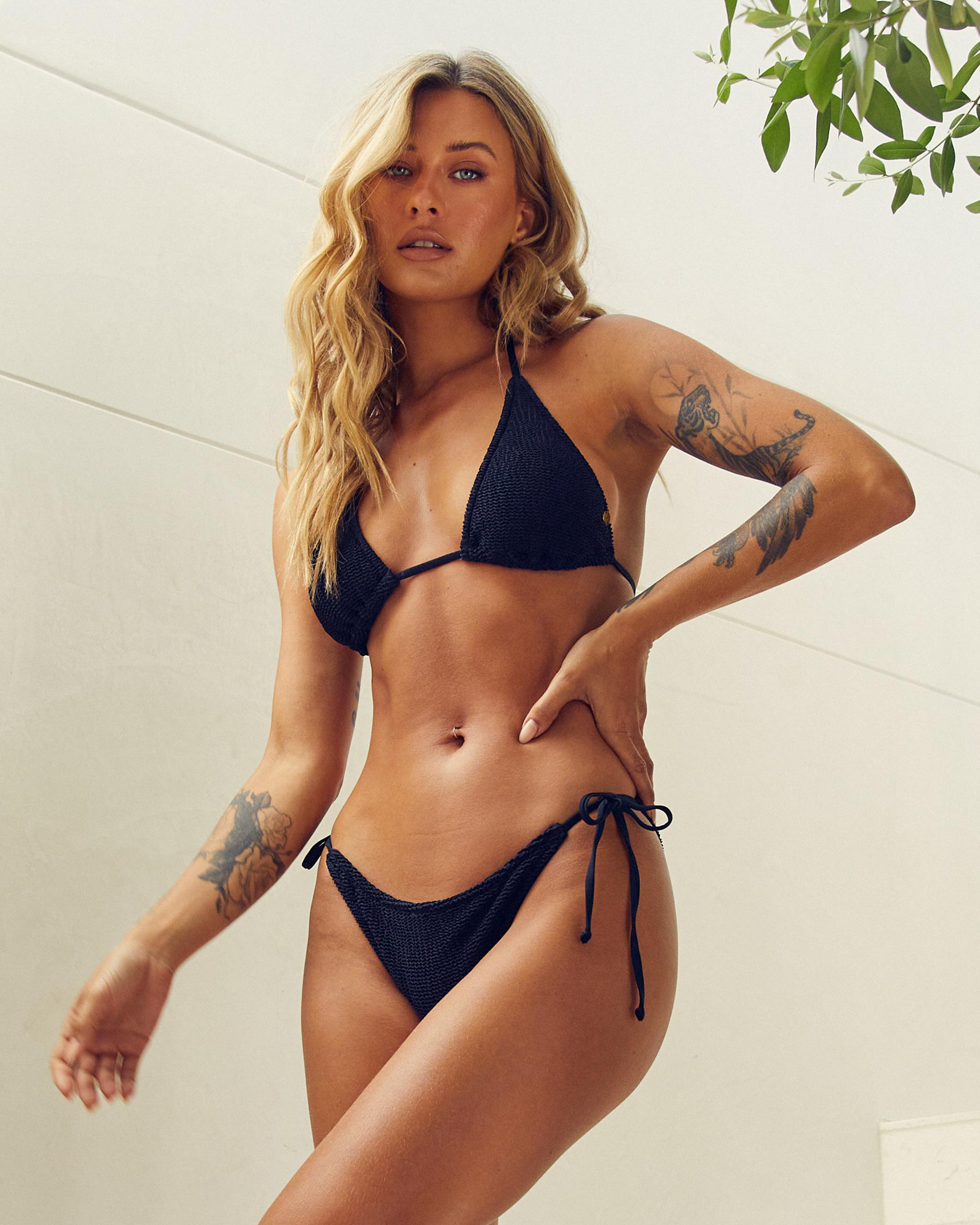 Meredith Scrunch Tie Side Bikini Bottom