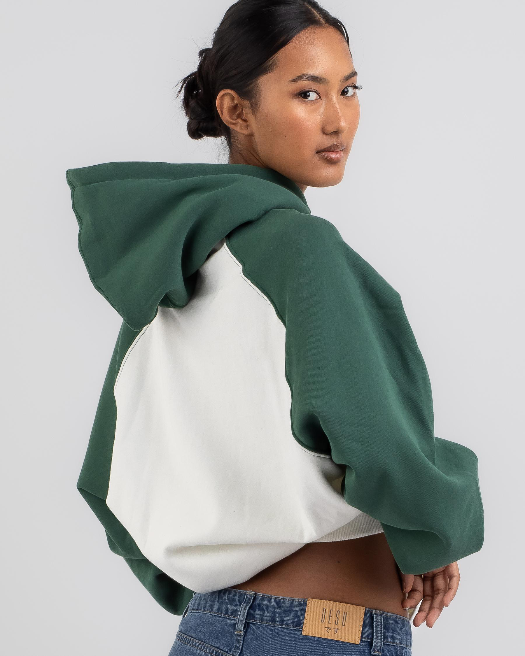 LA Contrast Raglan Hoodie