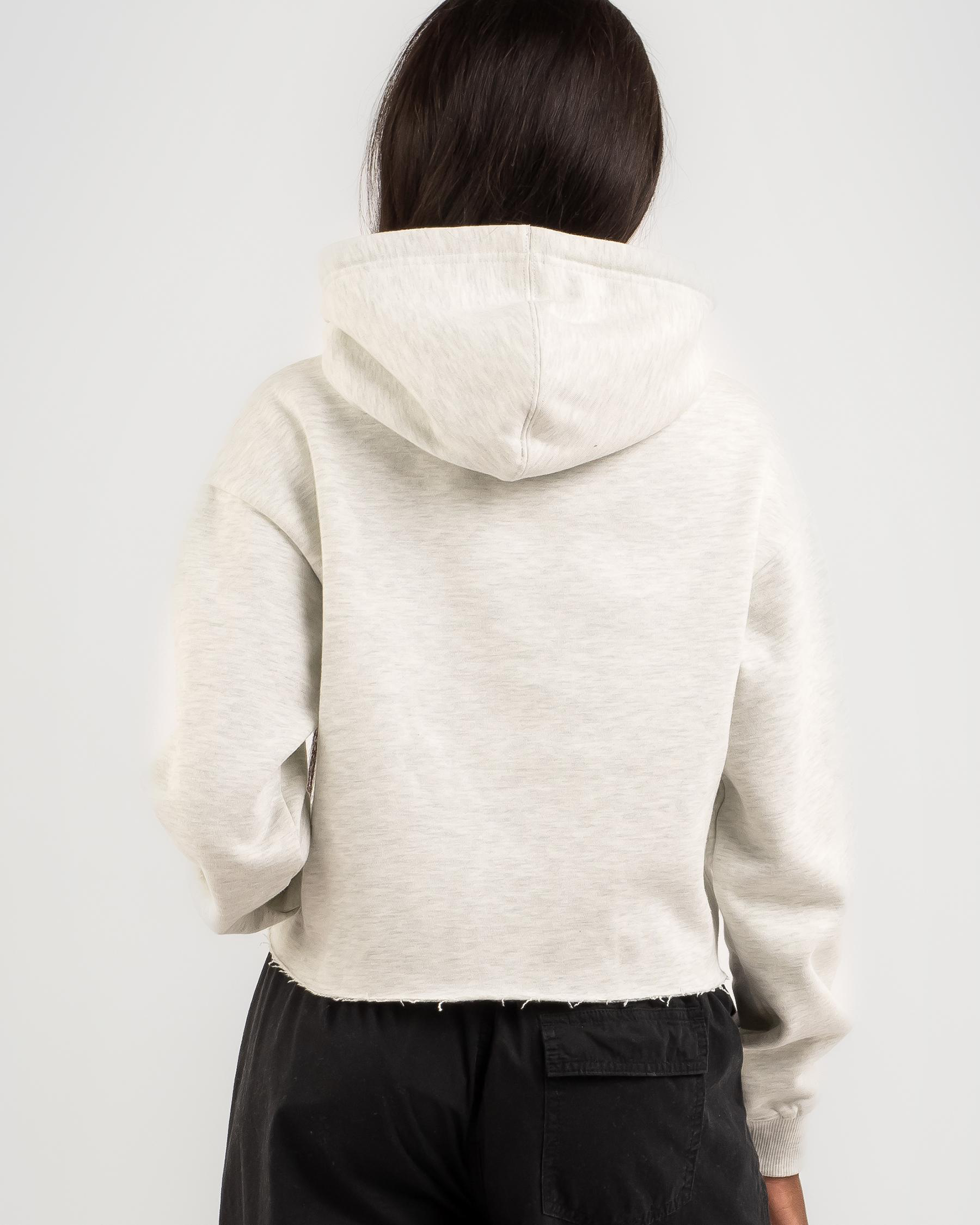 Arch Logo Crop Hoodie