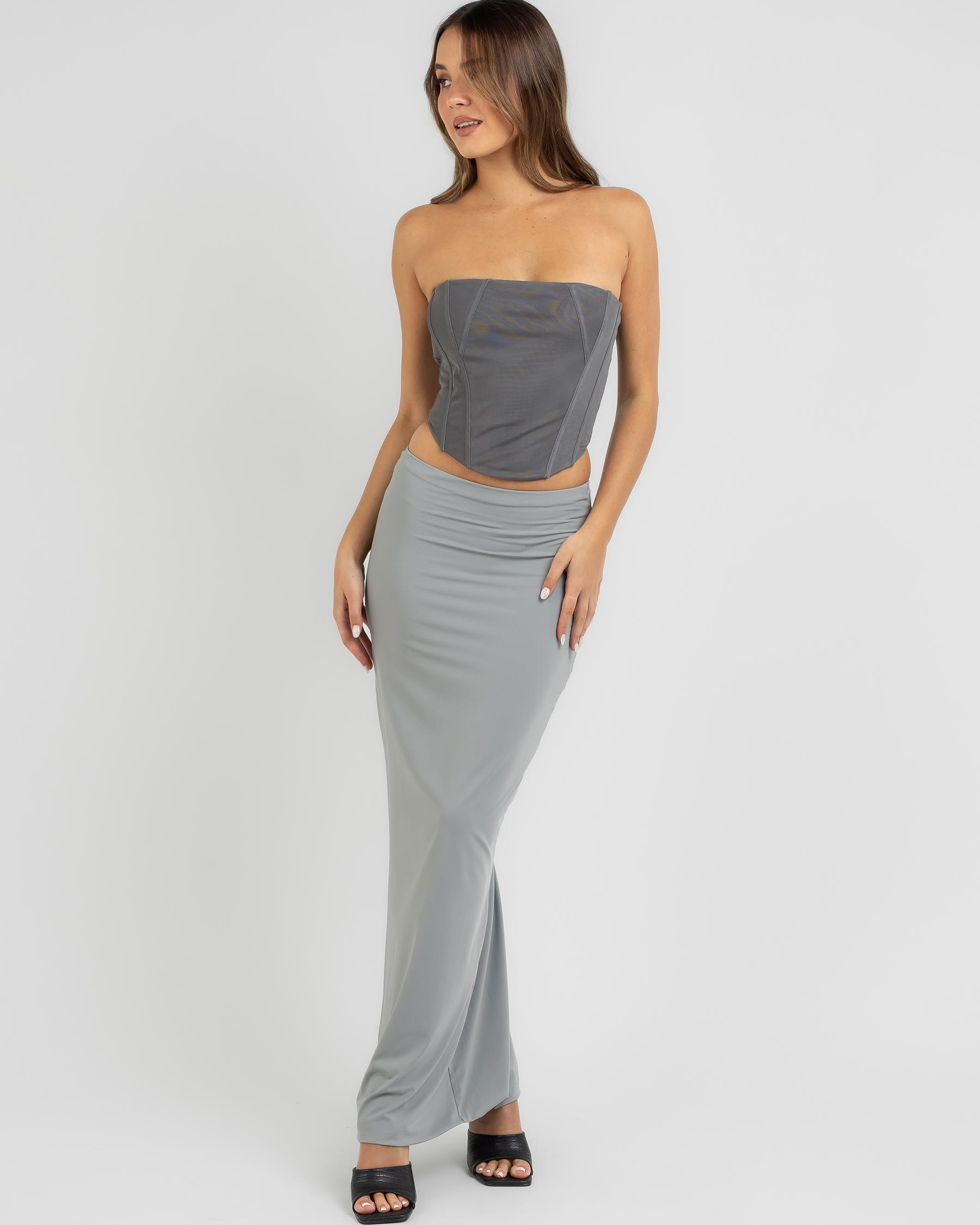 Anwar Mesh Corset Top