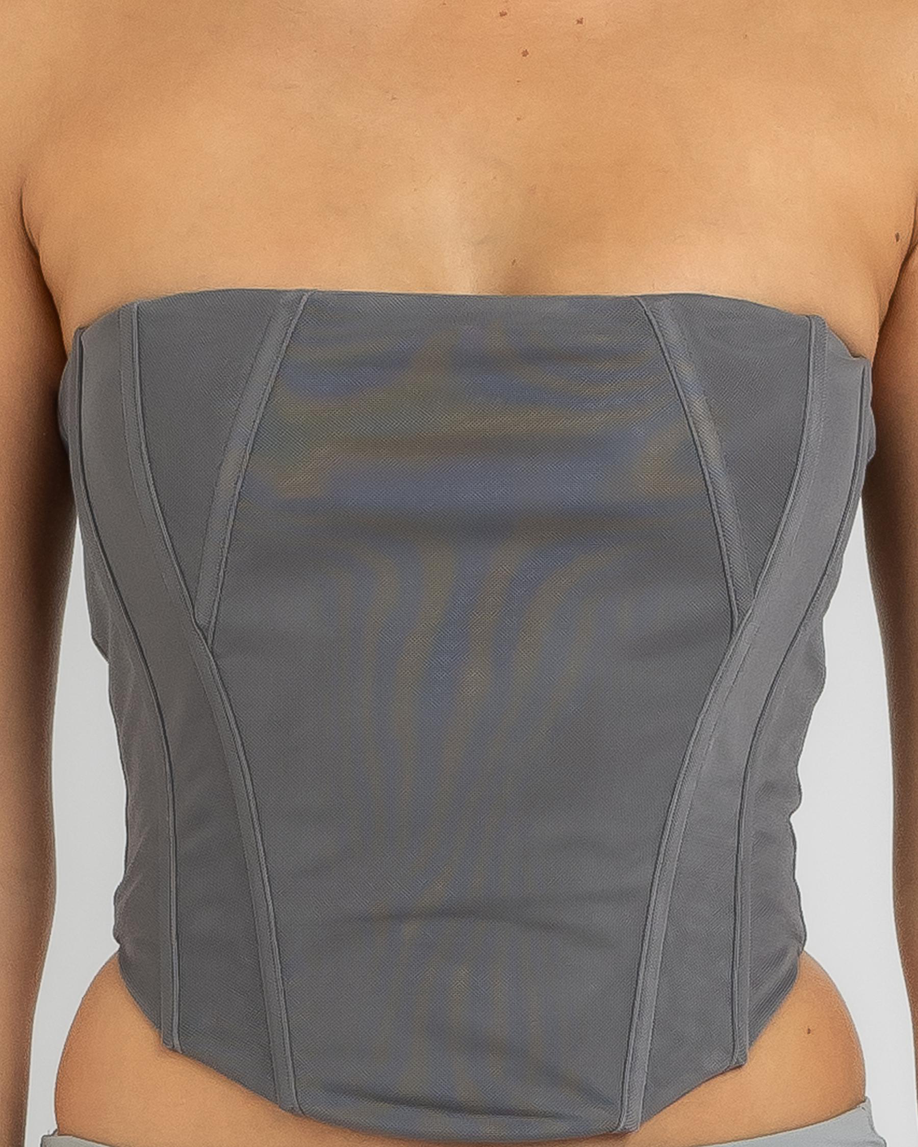 Anwar Mesh Corset Top