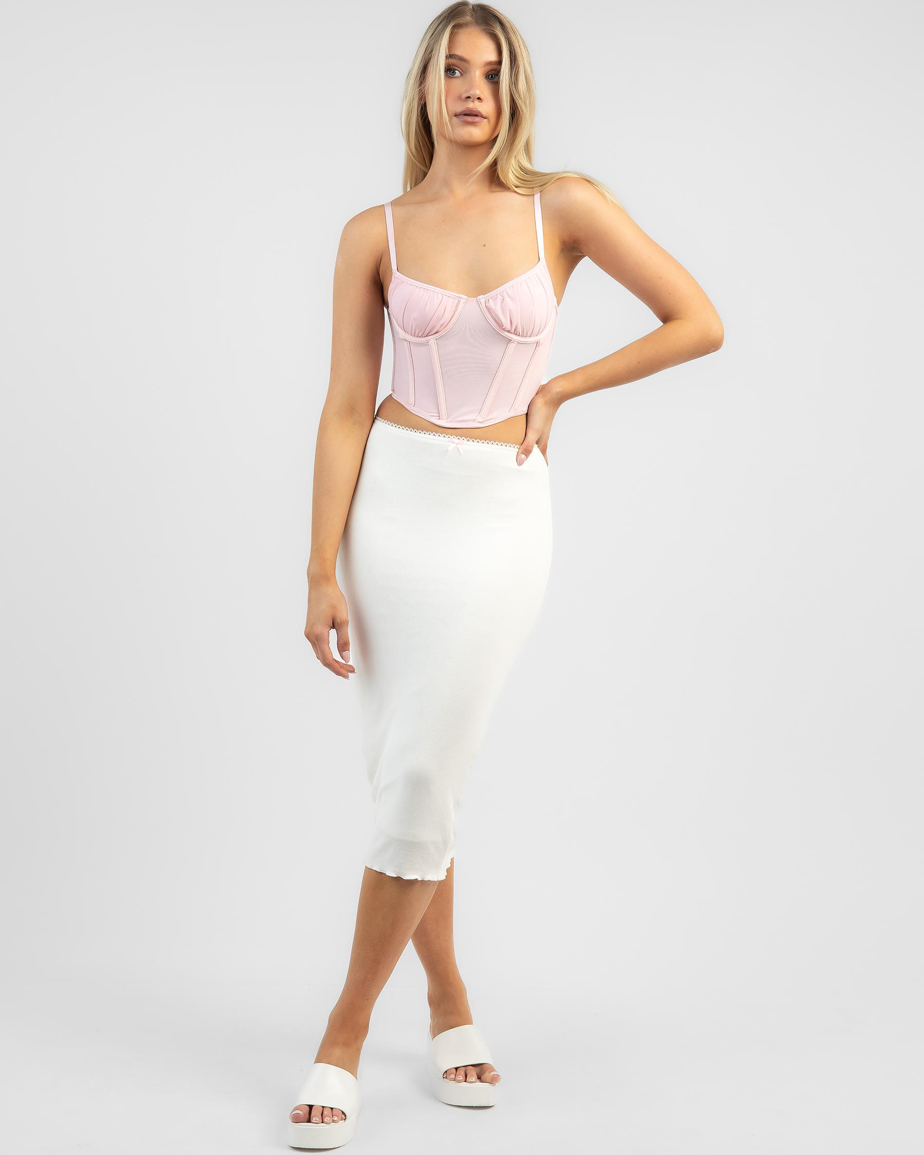 Saint Mesh Corset Top