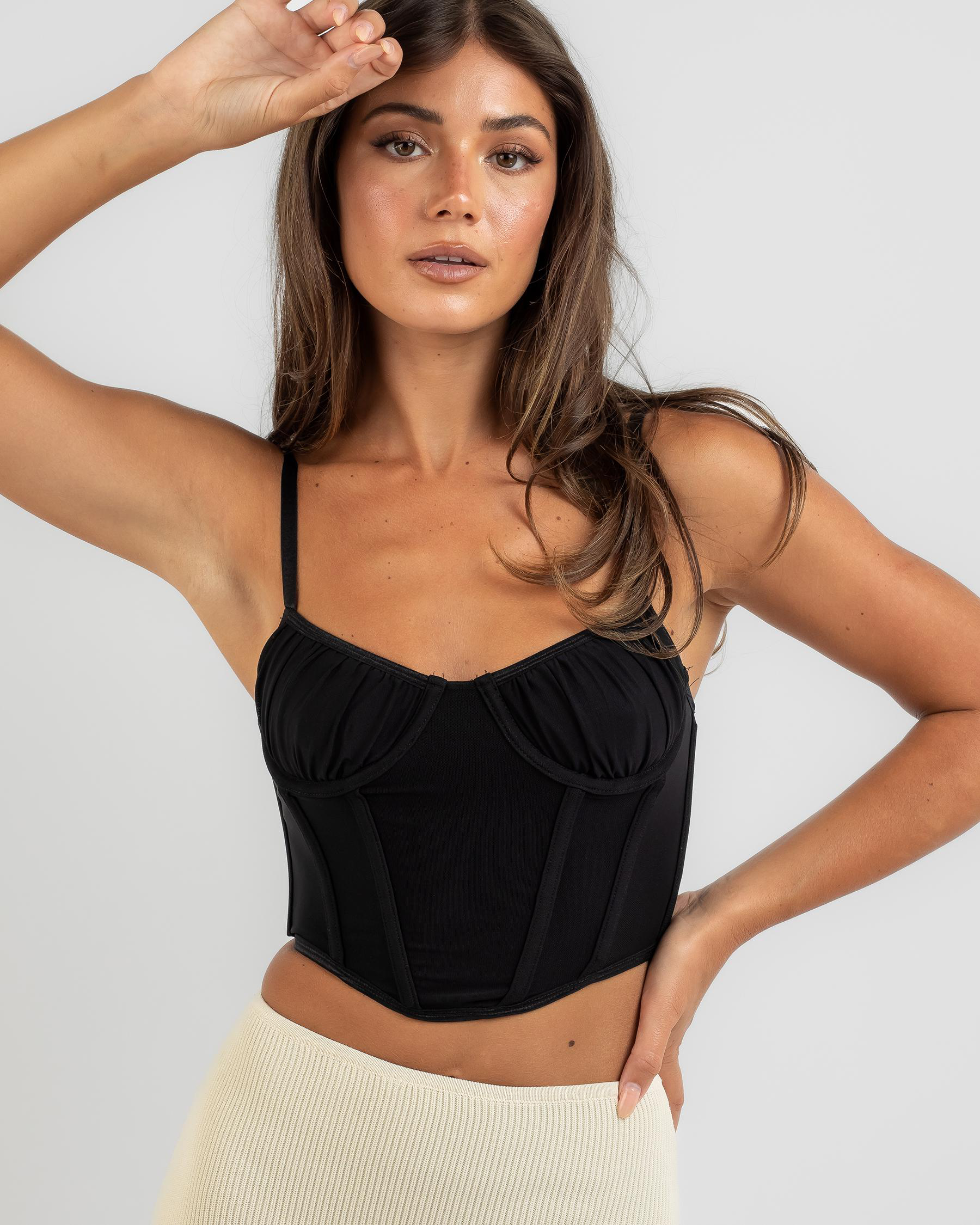 Saint Mesh Corset Top