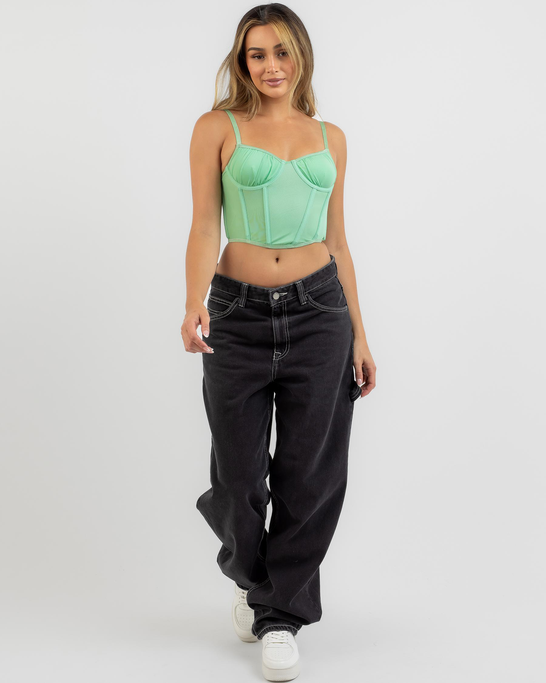 Saint Mesh Corset Top