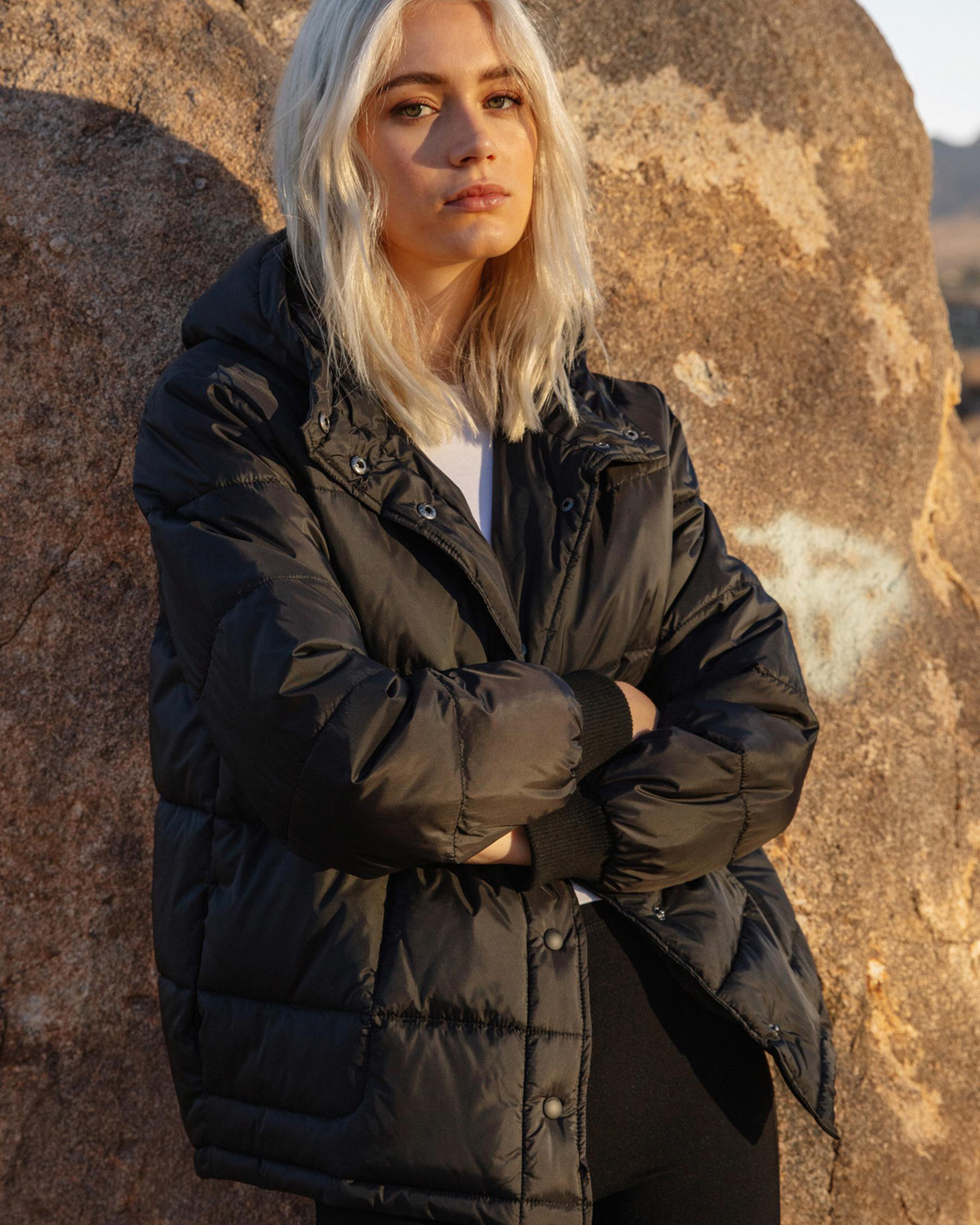 Puff It Up Hooded Puffer Jacket