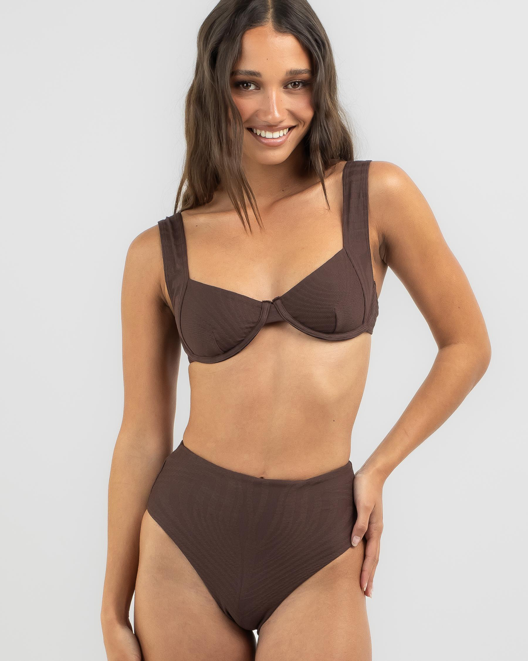 Claire High Waist Bikini Bottom