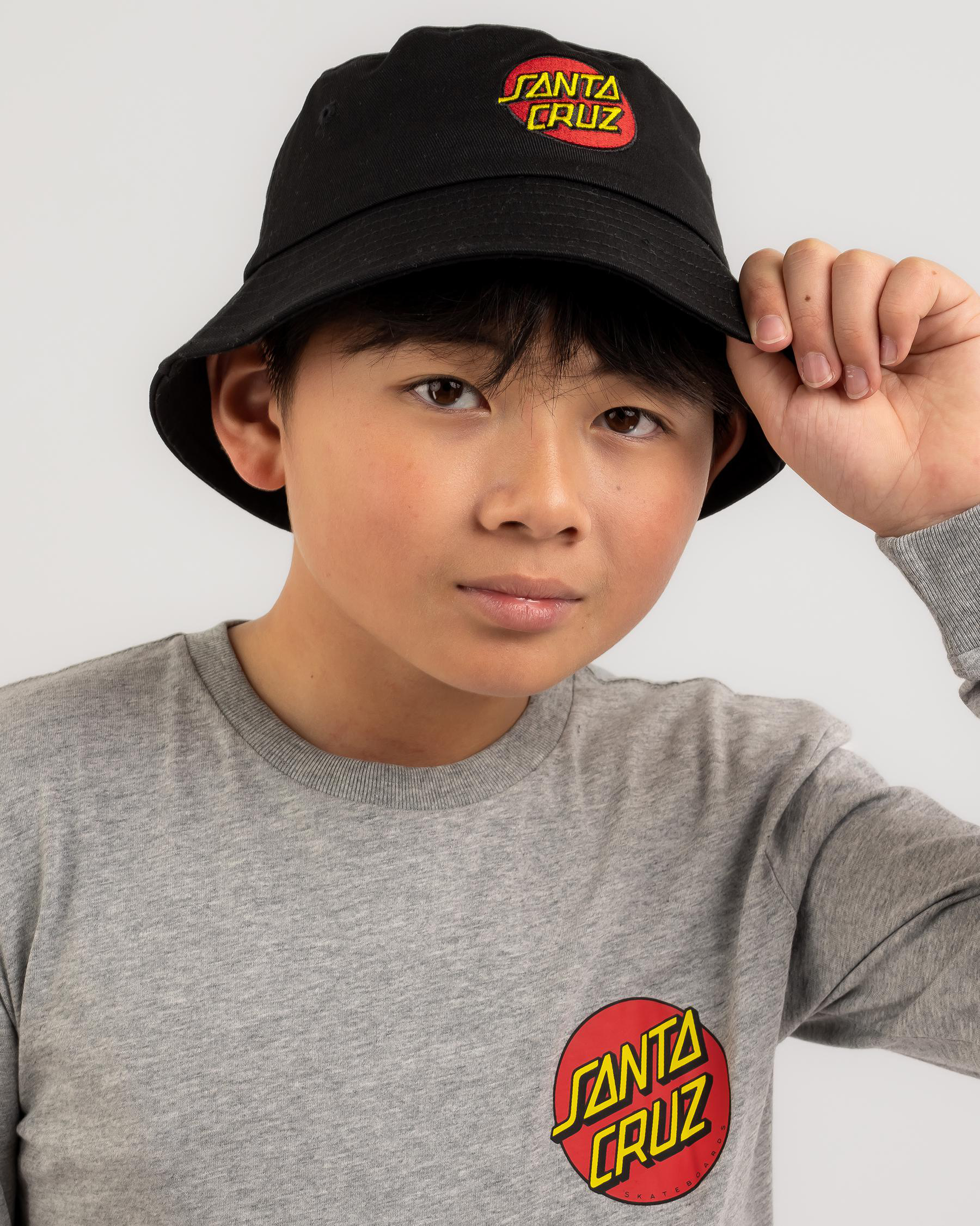 Classic Dot Patch Bucket Hat