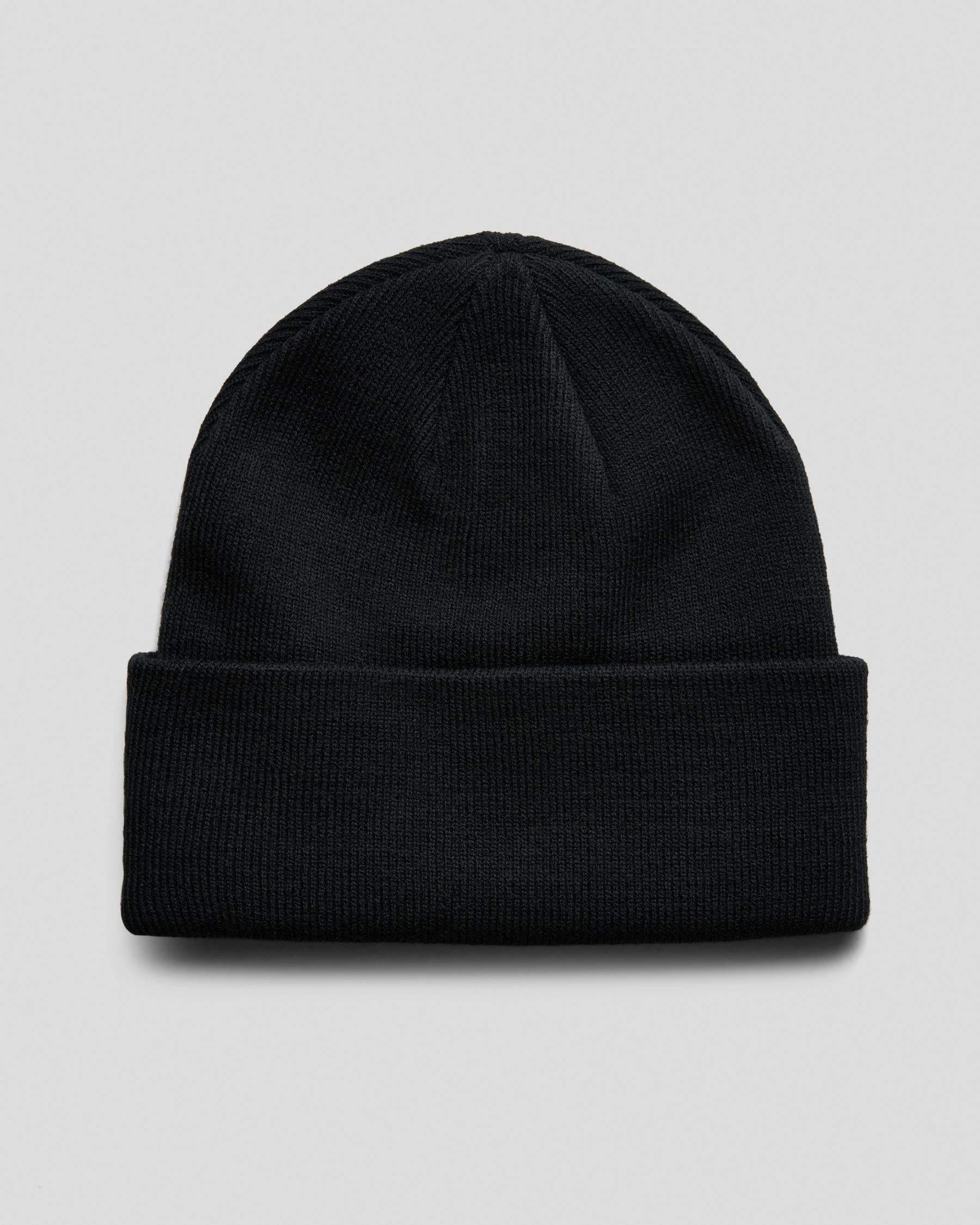 Classic Dot Patch Cuff Beanie