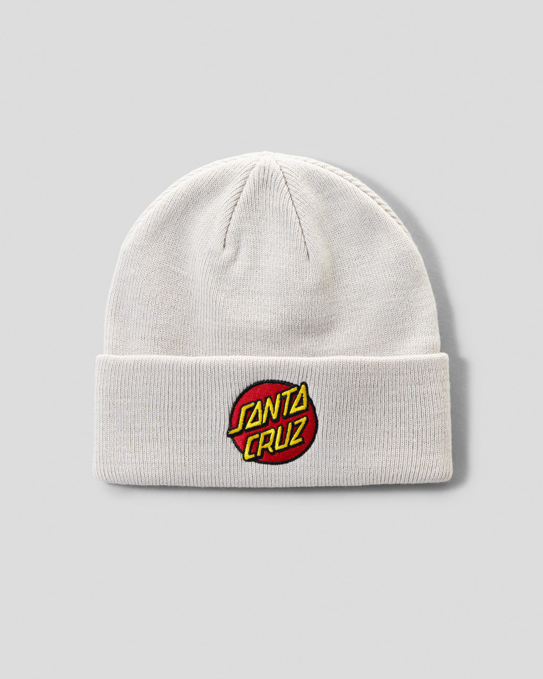 Classic Dot Patch Cuff Beanie