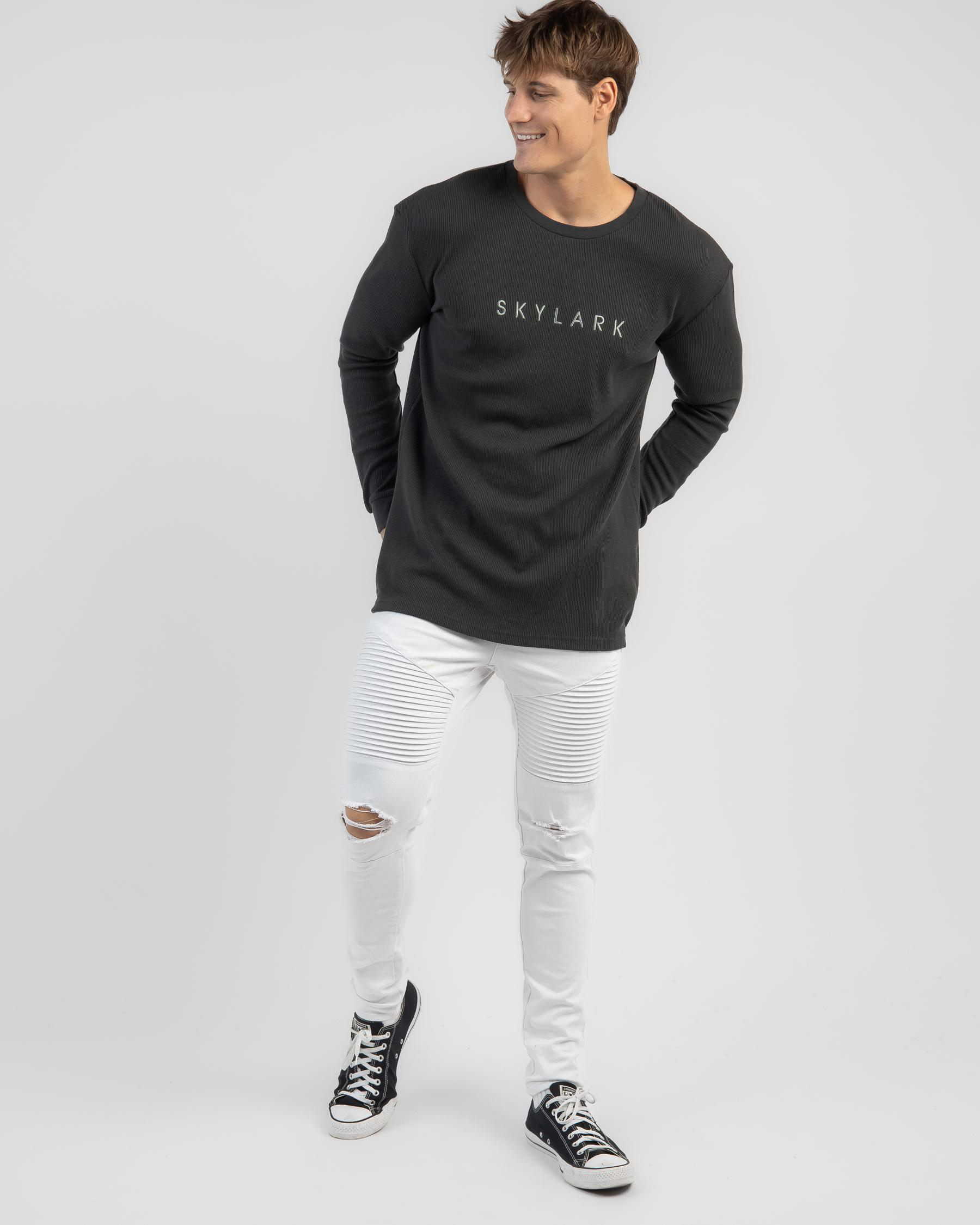 Waffle Crewneck Sweatshirt