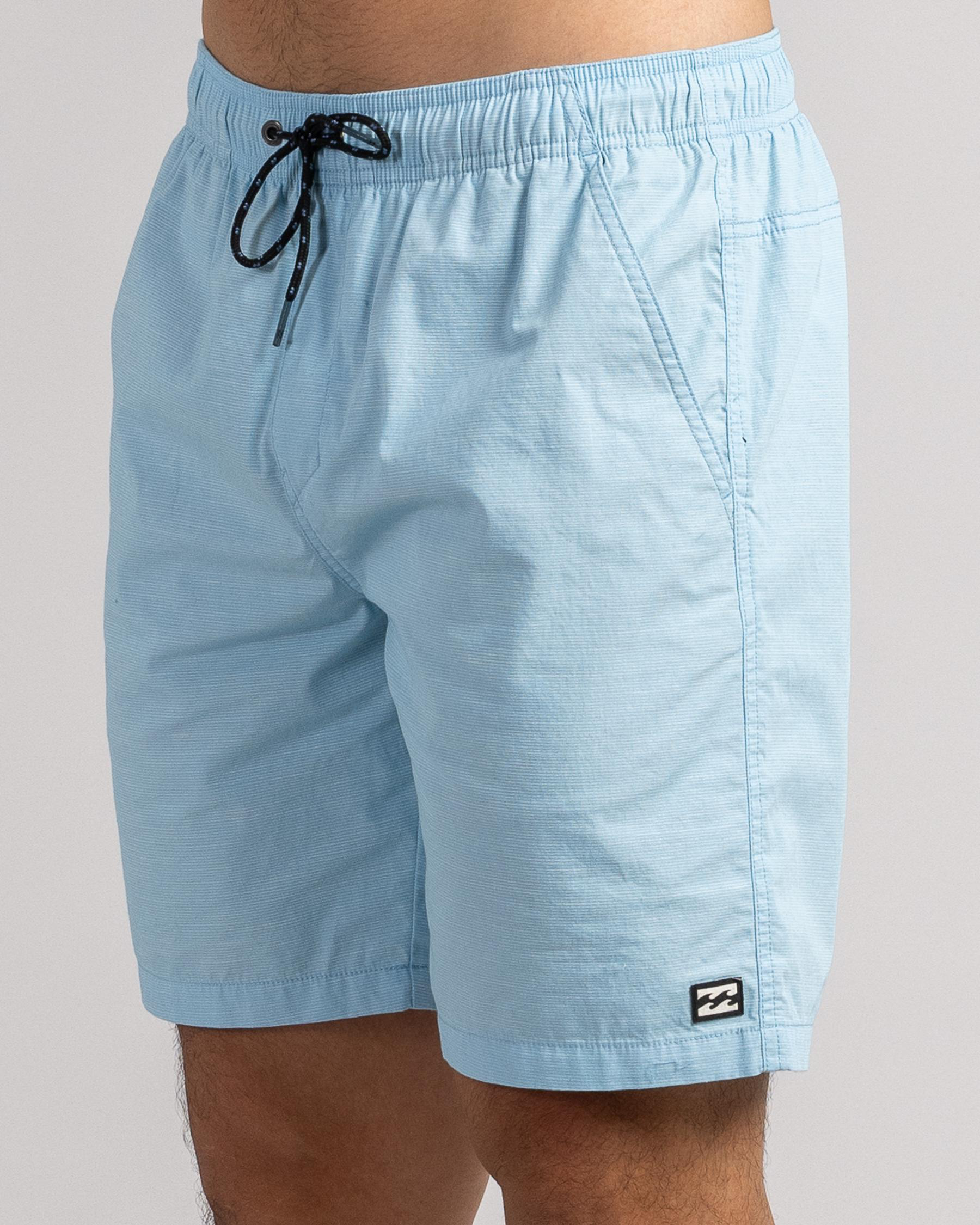 Slub Elastic Walk Shorts