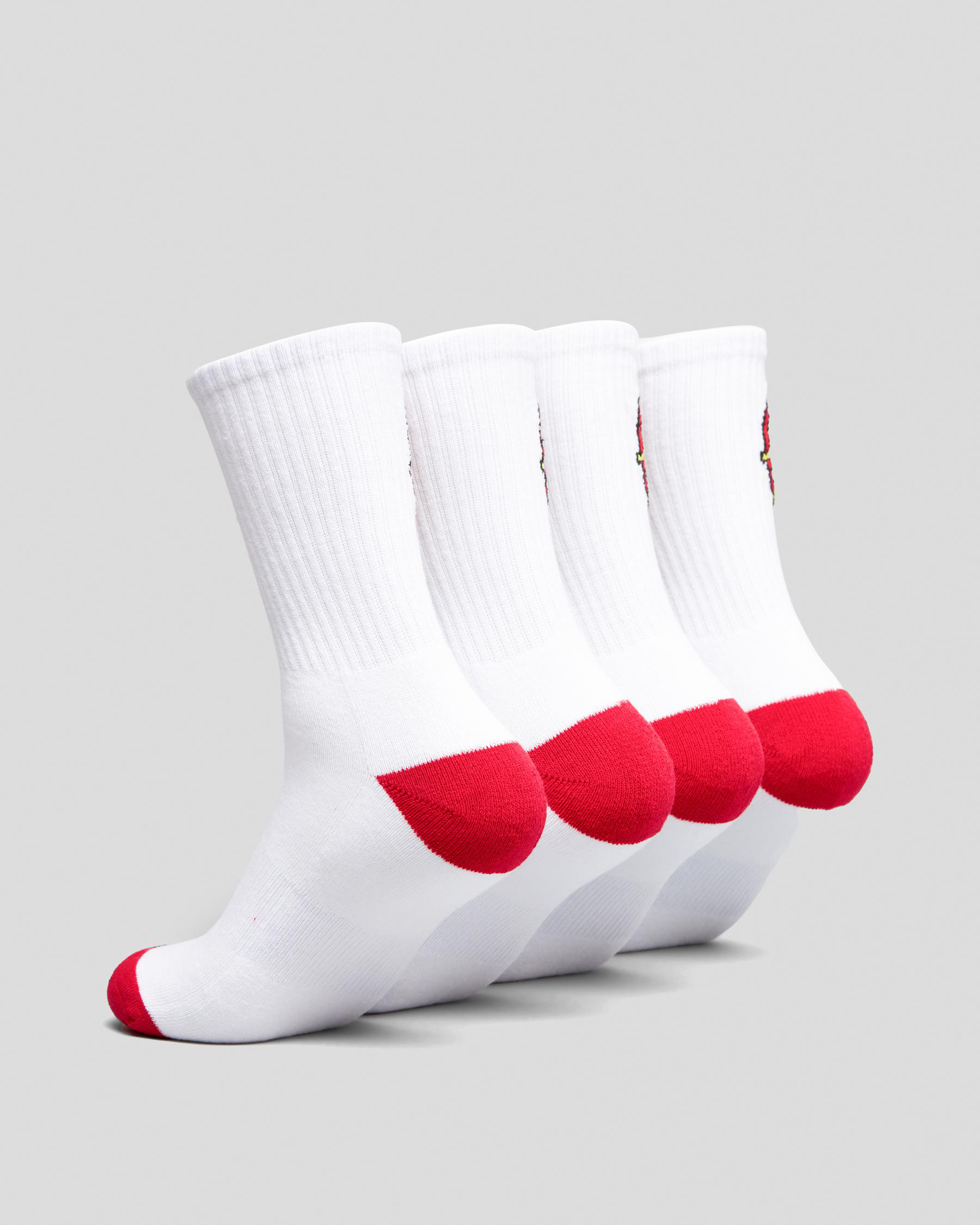 Classic Dot Crew Socks 4 Pack