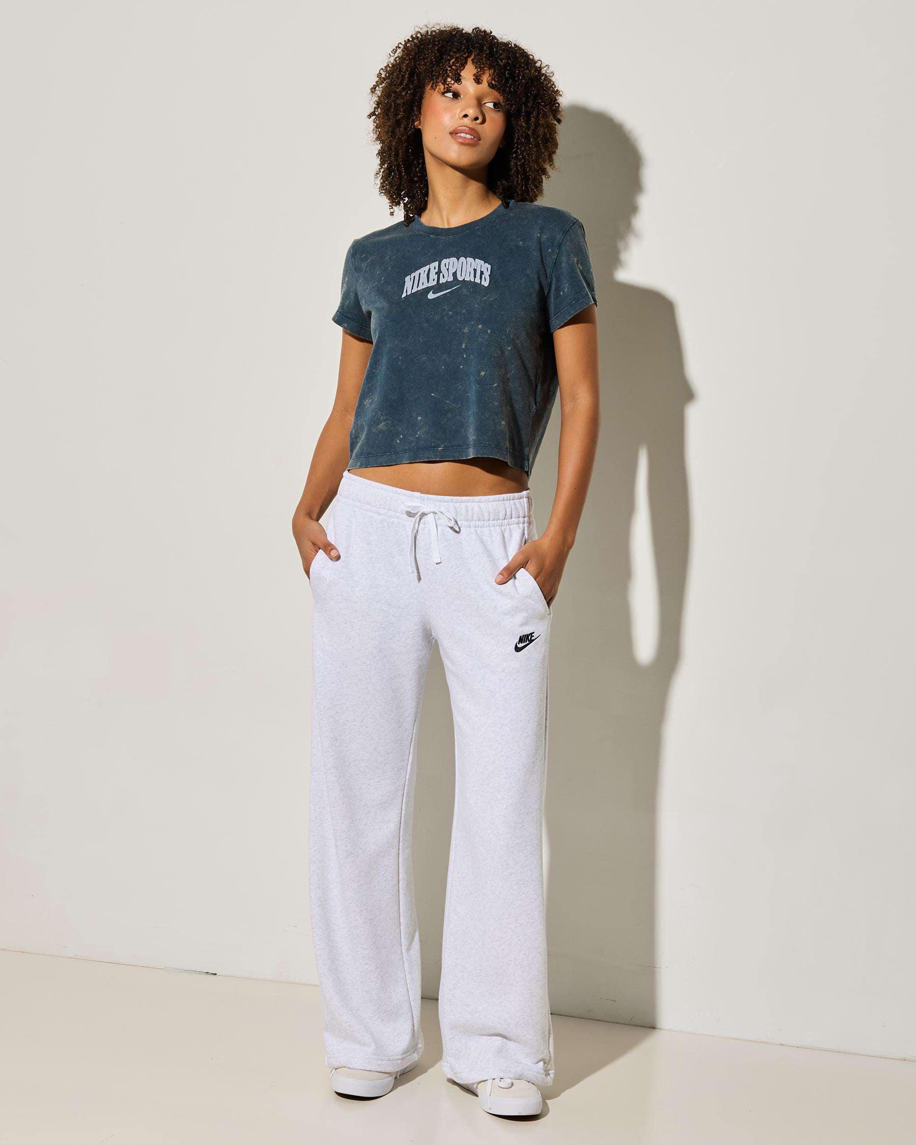 Club Wide Leg Track Pants