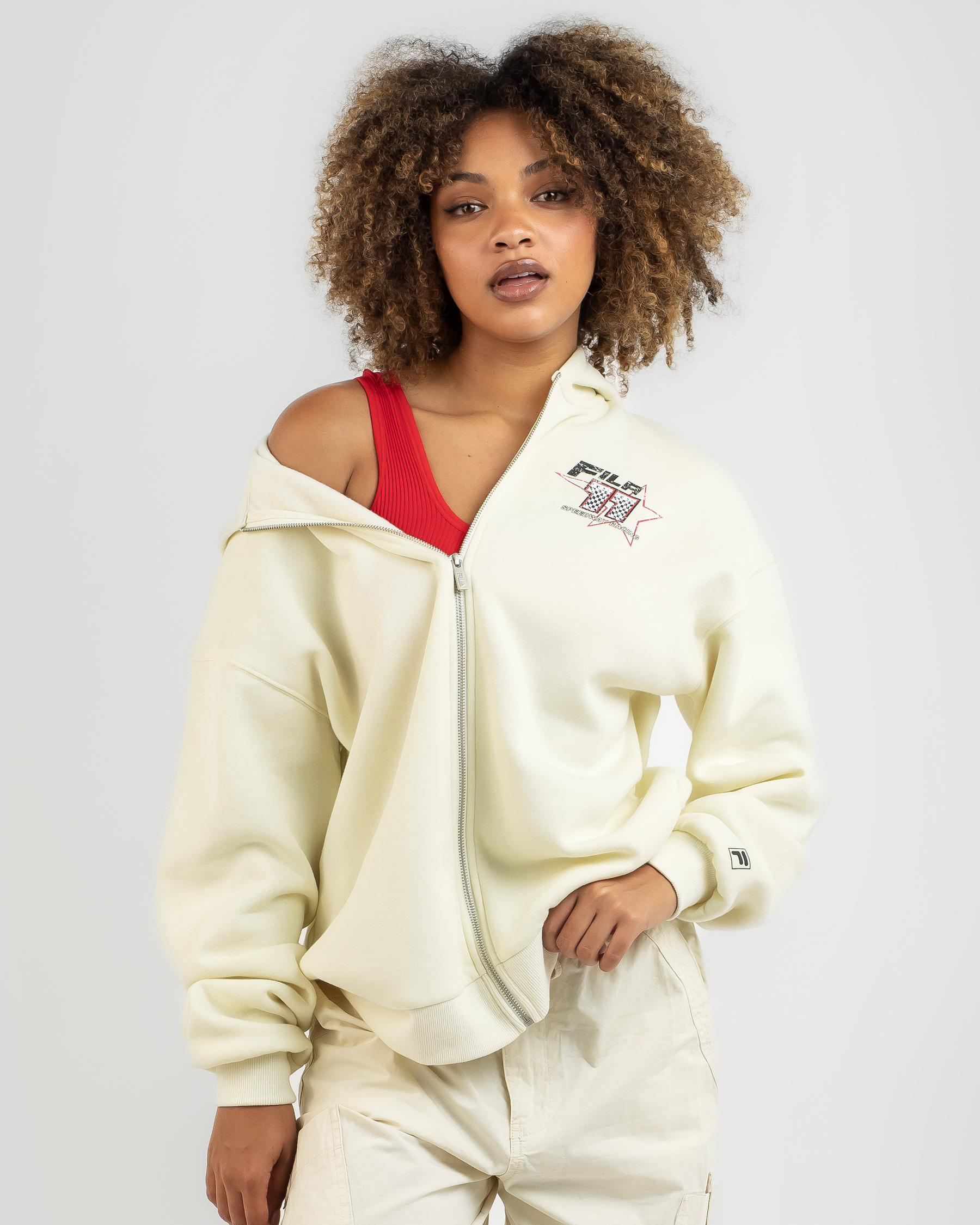City Speedway OS Zip Thru Hoodie