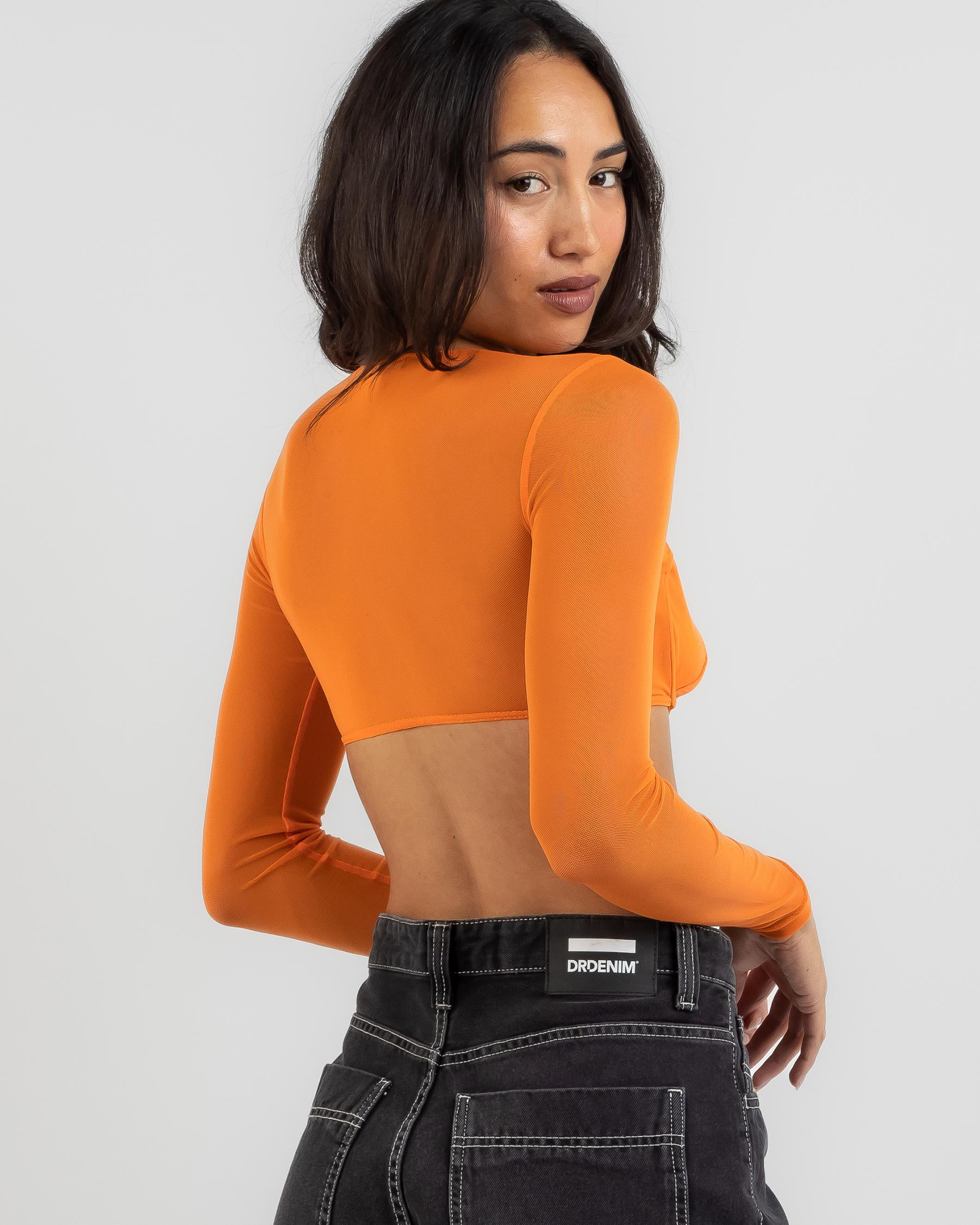 Immy Long Sleeve Ultra Crop Top