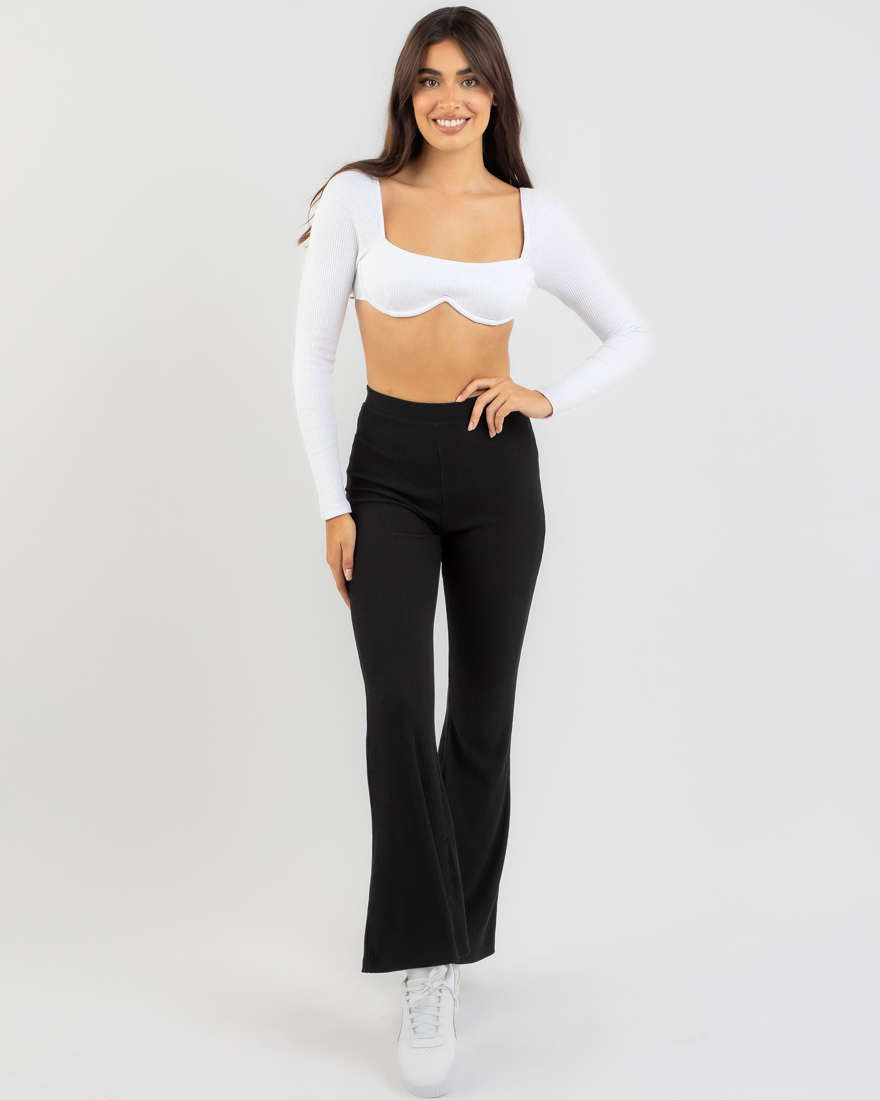 Stella Long Sleeve Ultra Crop Top
