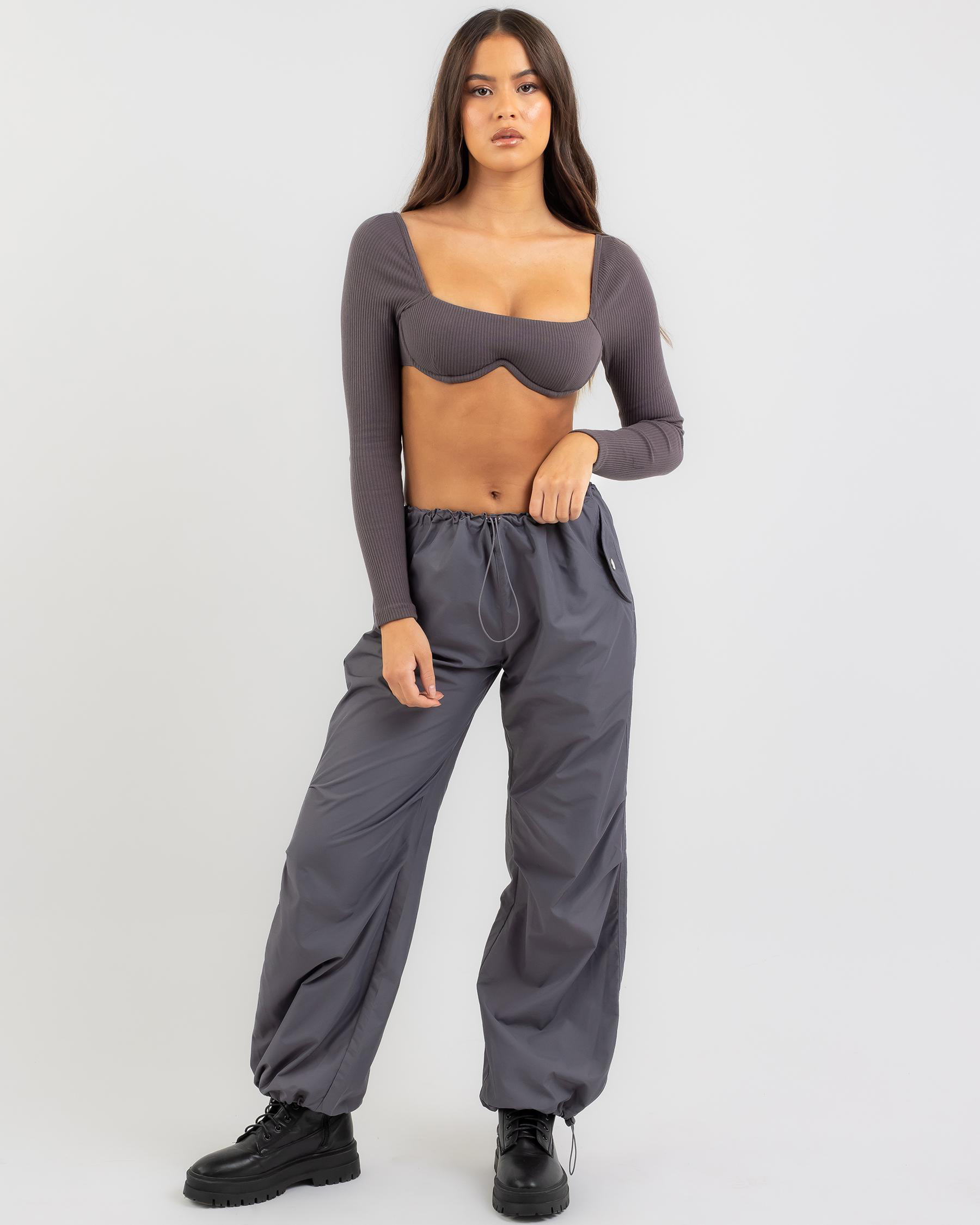 Stella Long Sleeve Ultra Crop Top