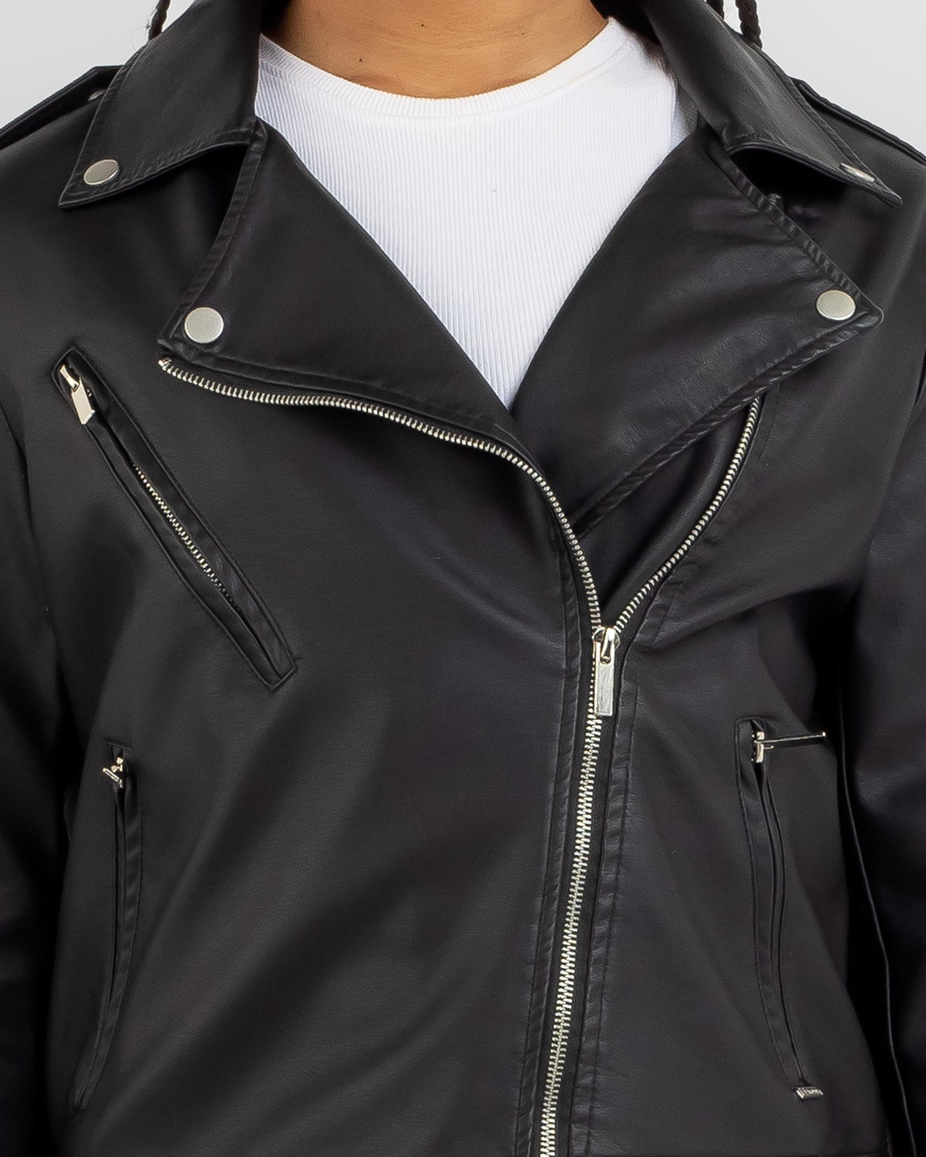 Kenickie Faux Leather Jacket