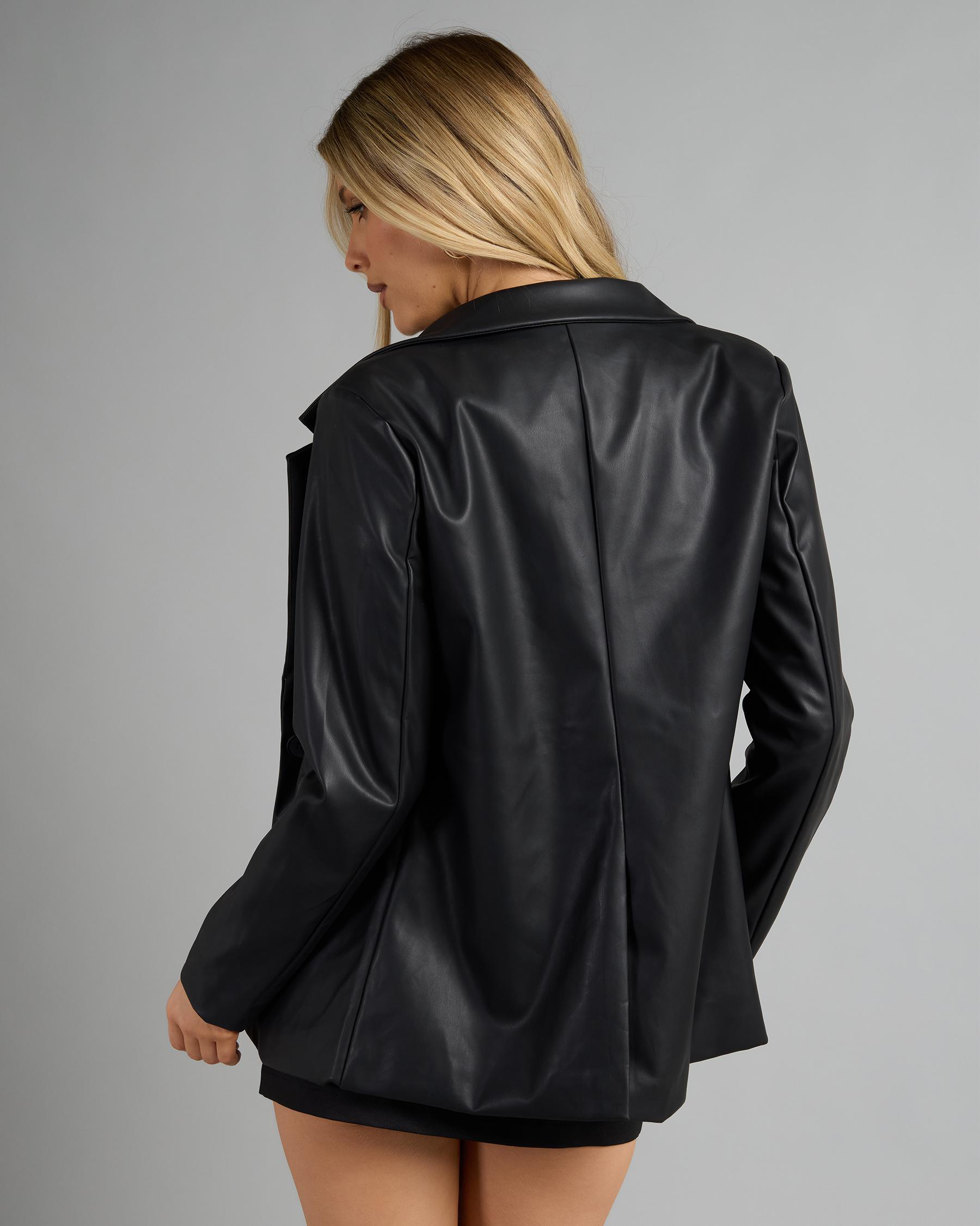 Danny Faux Leather Jacket