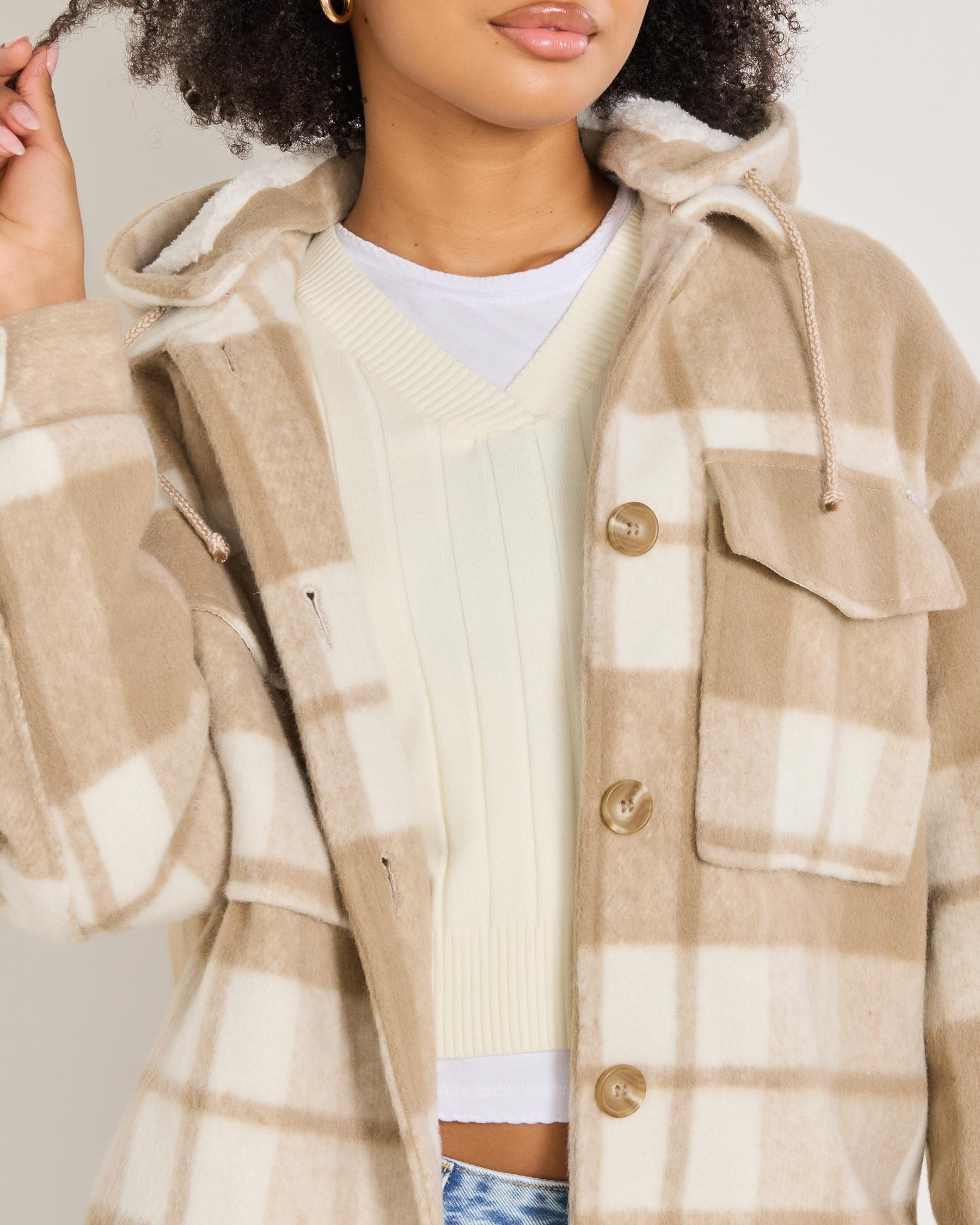 Flynn Hooded Shacket