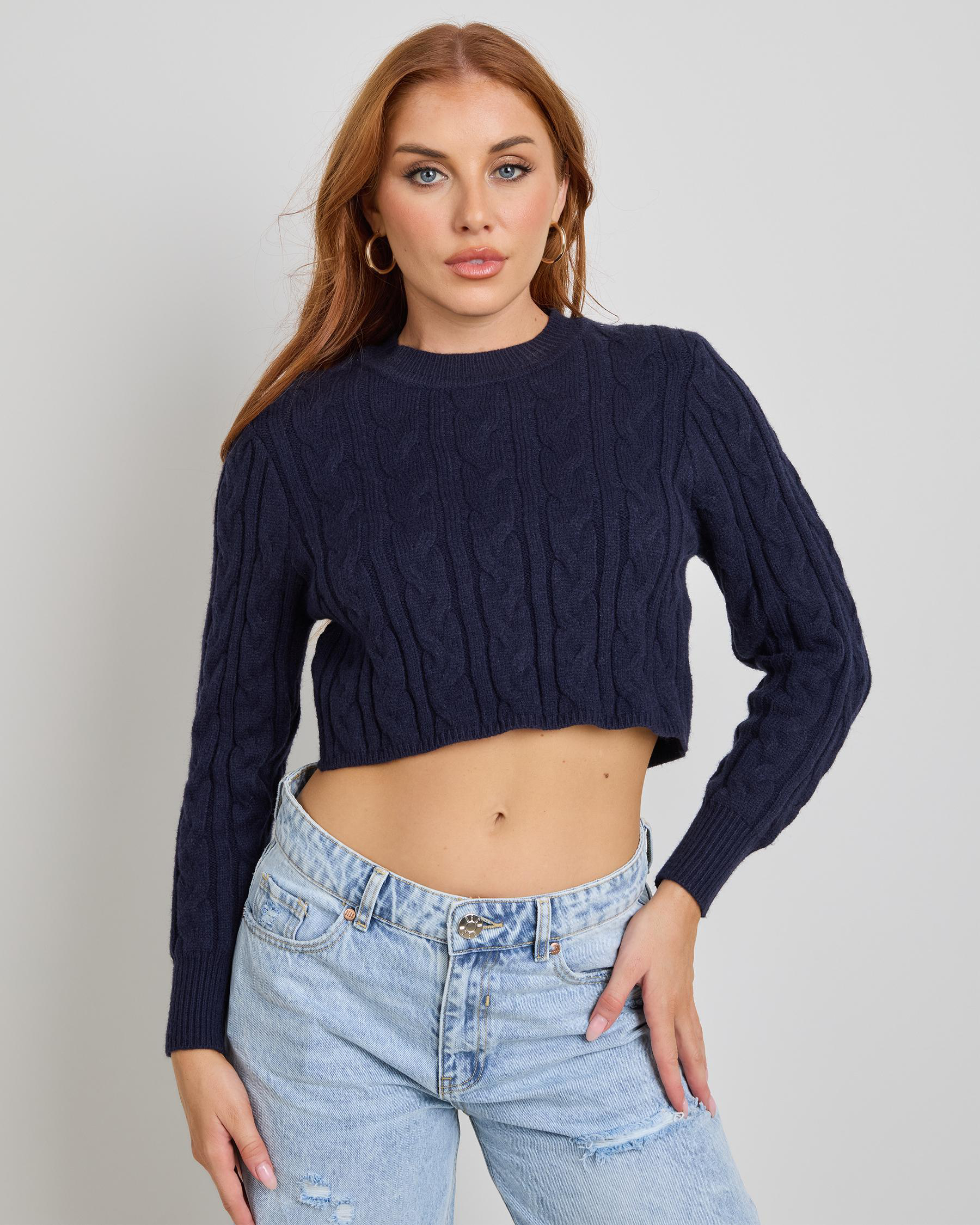 Bookworm Cable Knit Jumper