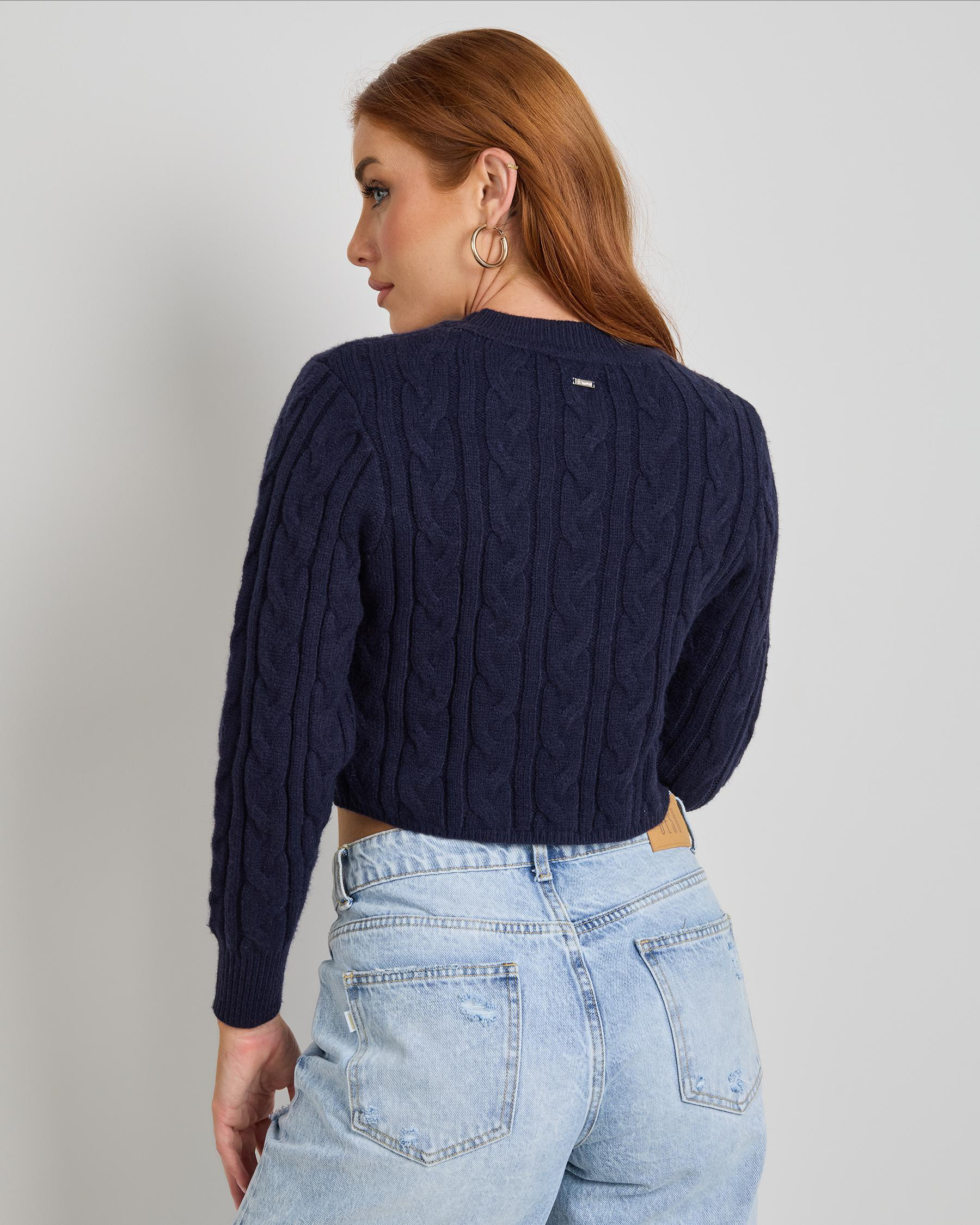 Bookworm Cable Knit Jumper