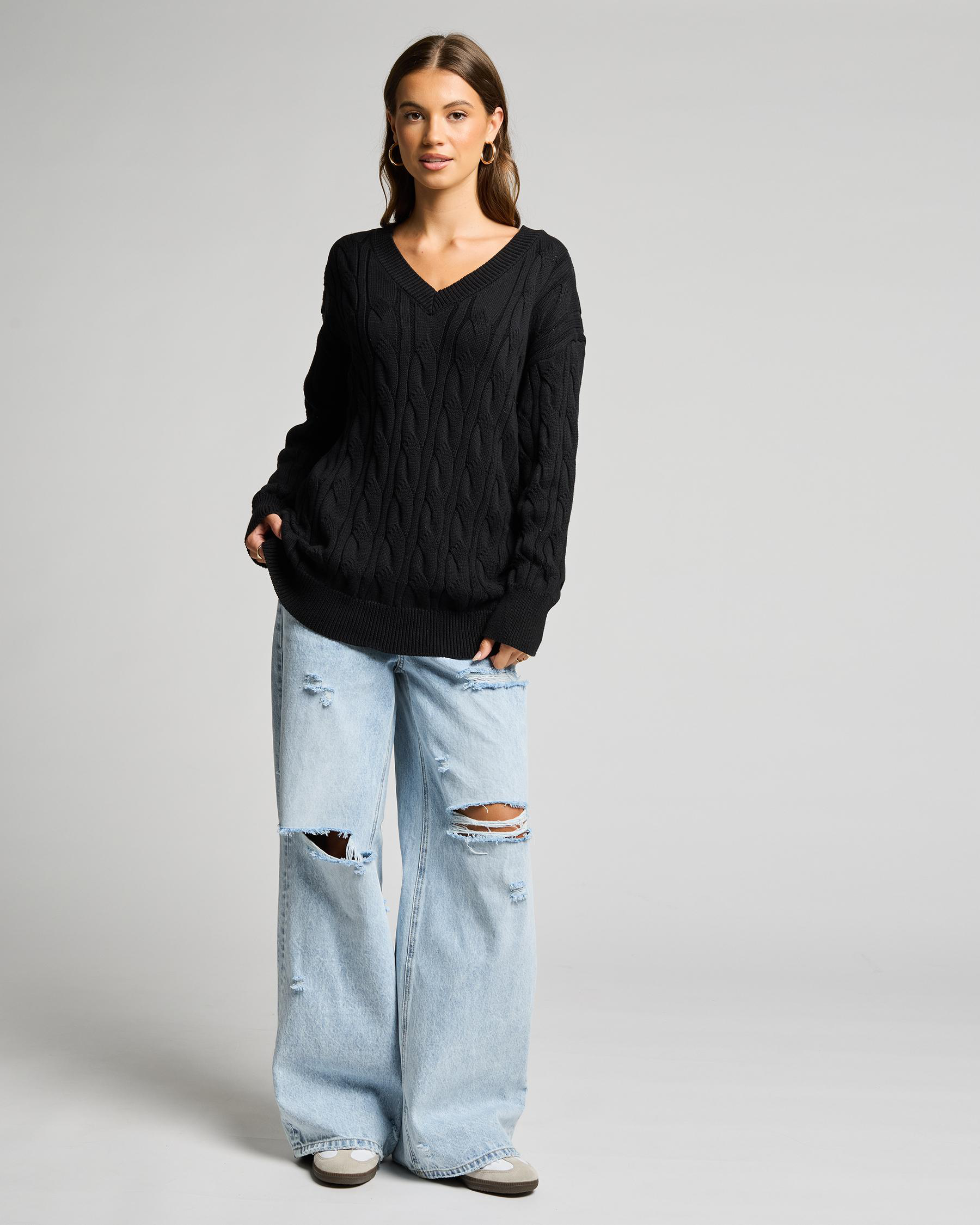 Cambridge V Neck Knit Jumper