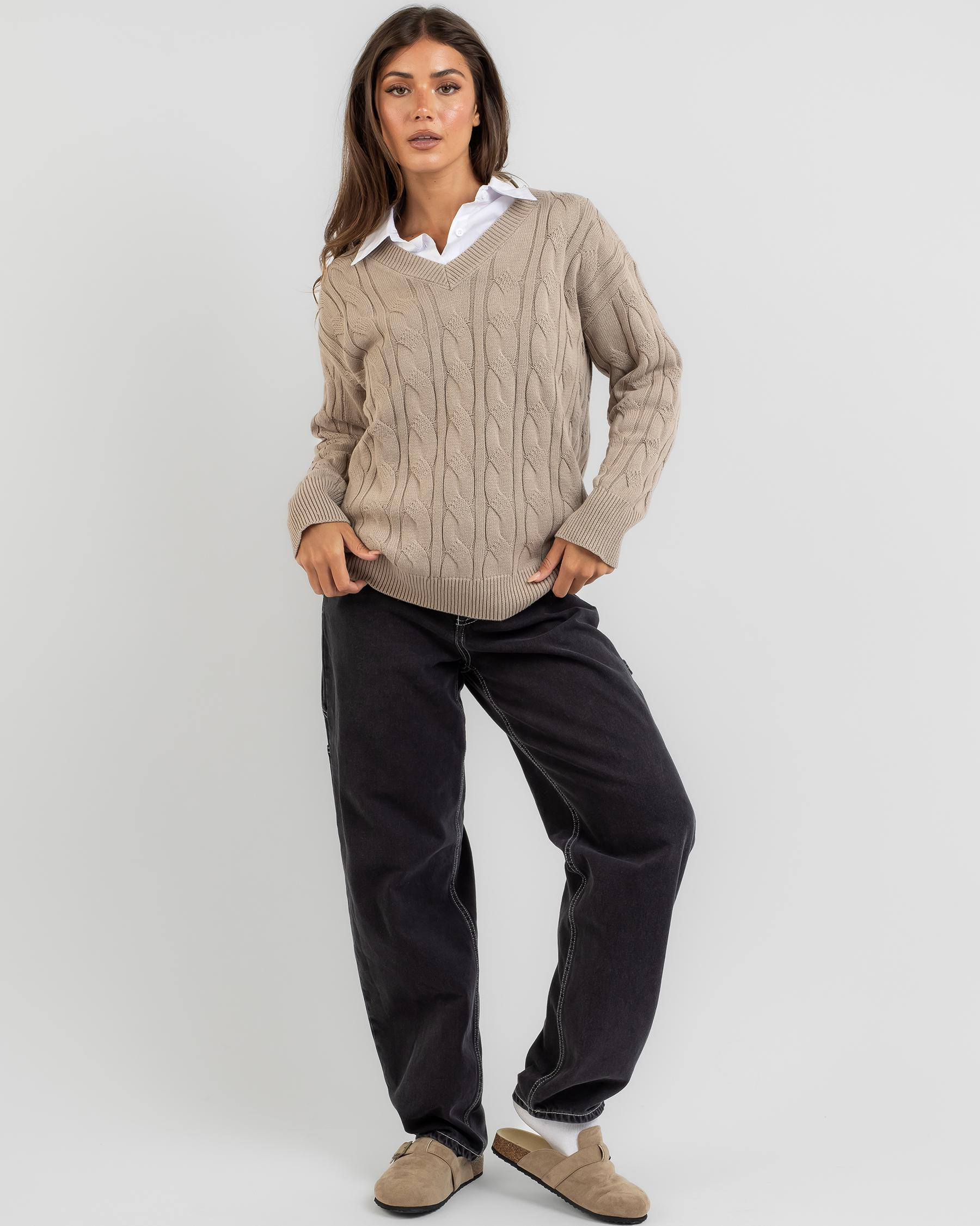 Cambridge V Neck Knit Jumper