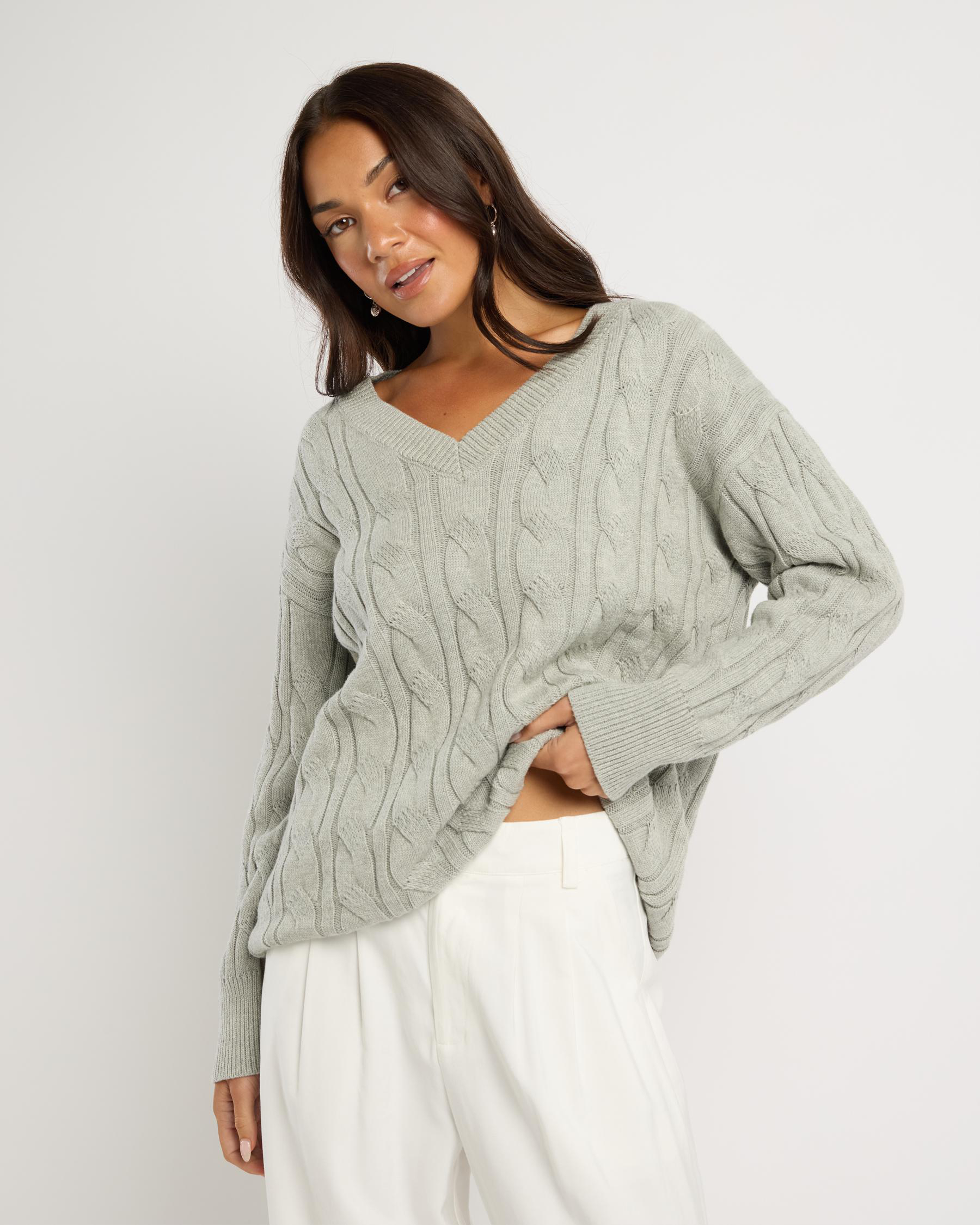 Cambridge V Neck Knit Jumper